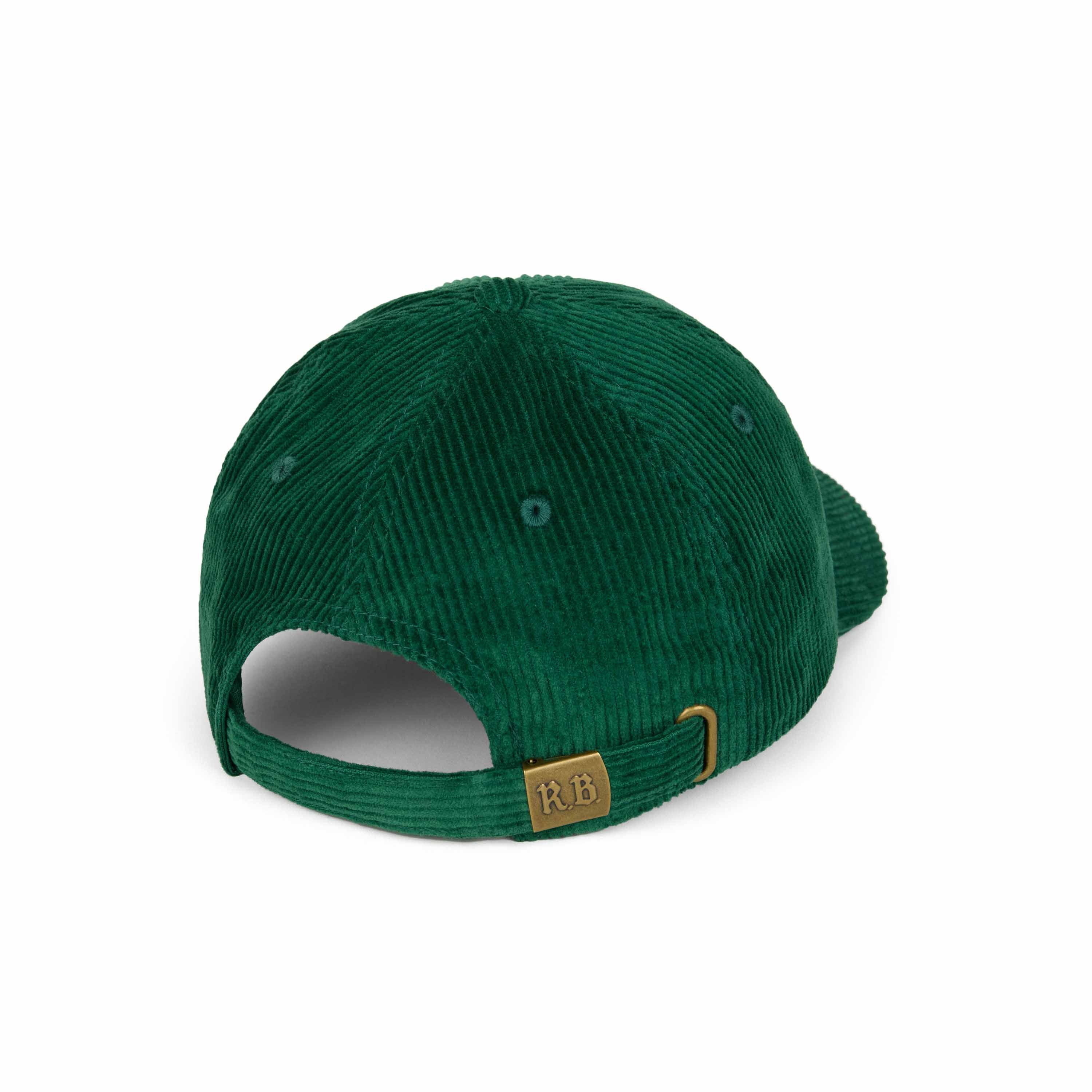 Corduroy Baseball Cap Green - Image 2