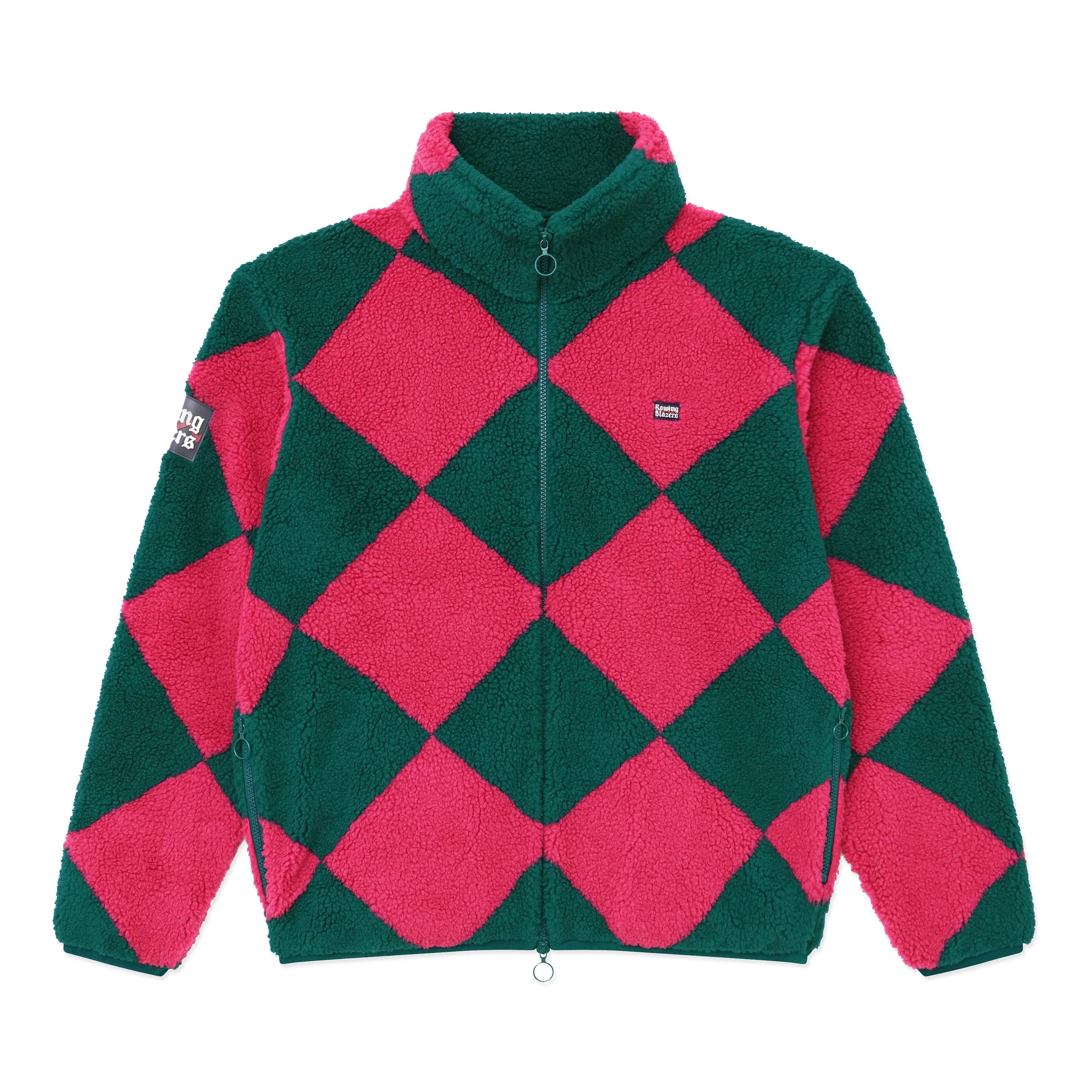 Harlequin Deep-Pile Sherpa "Jockey" Fleece - Image 7