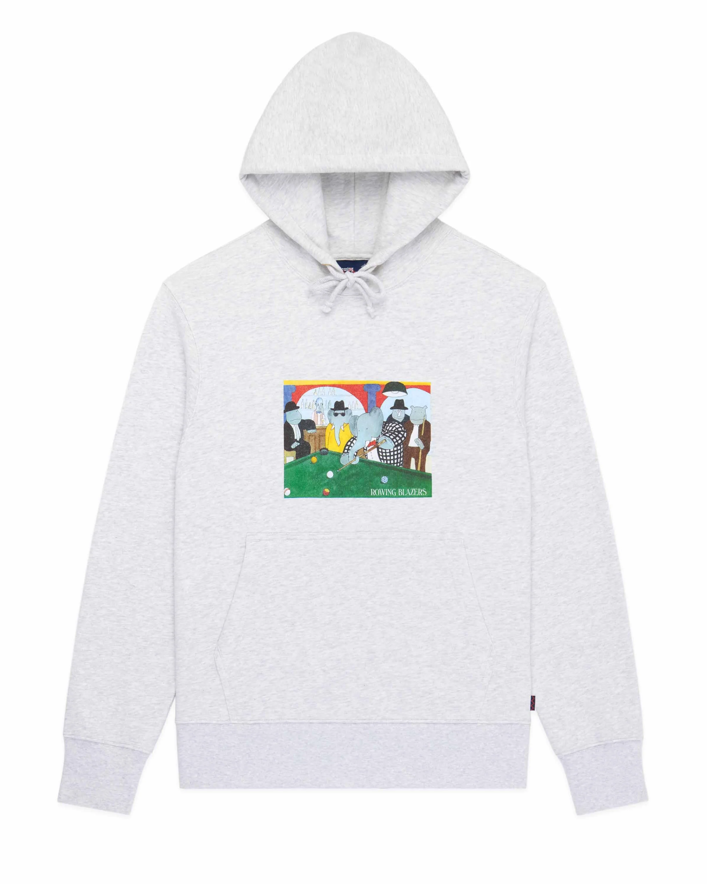 Men's Babar Billiards Hoodie Heather Gray