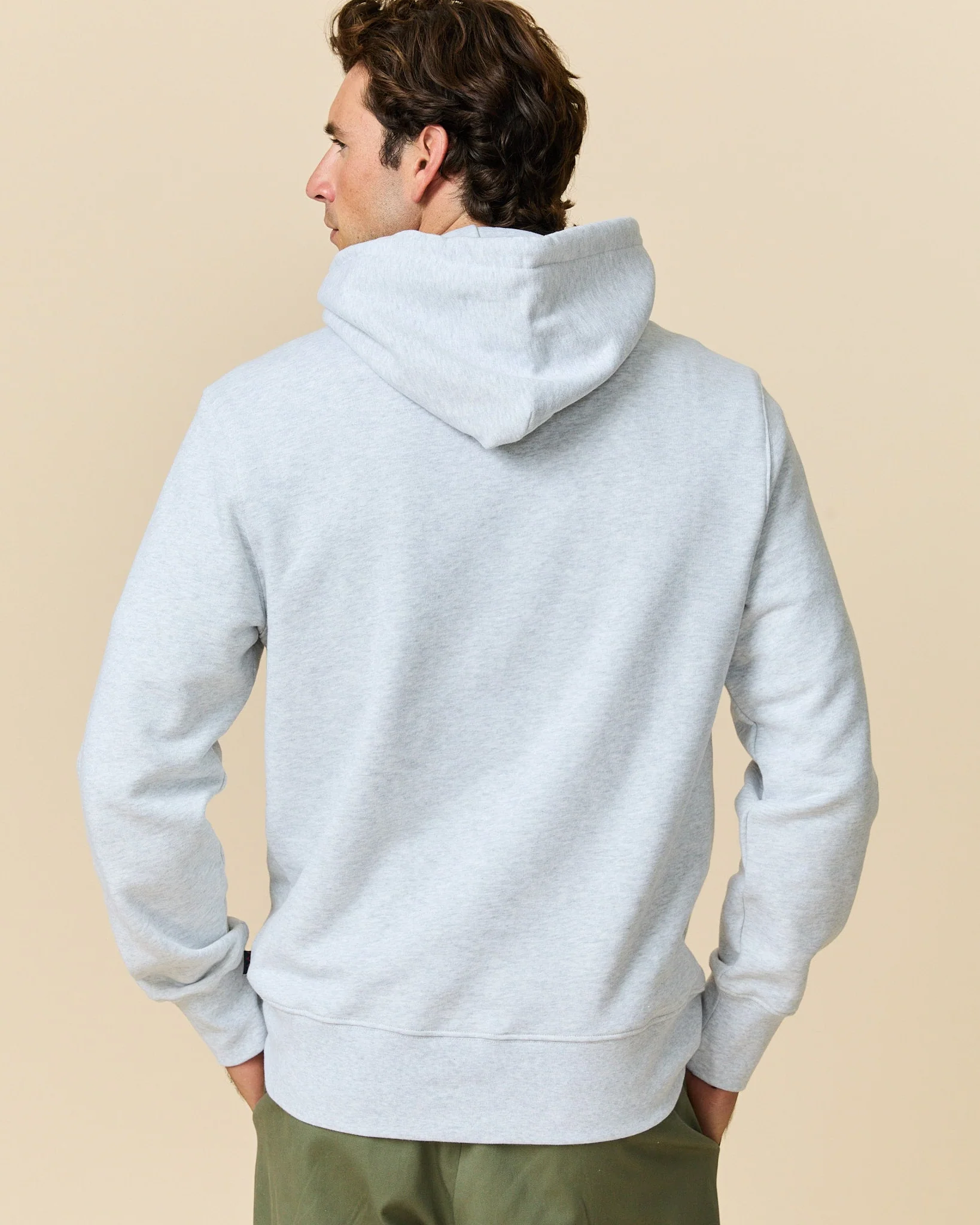 Men's Babar Billiards Hoodie Heather Gray - Image 7