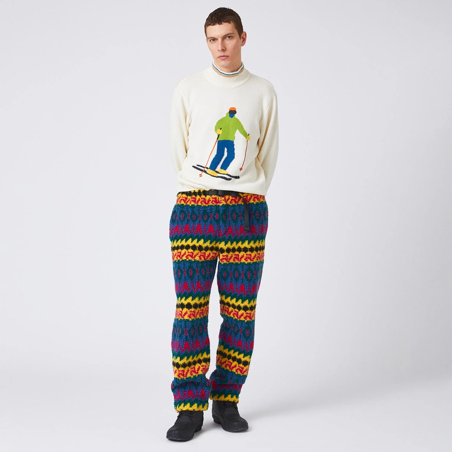 Men's Cashmere Skier Sweater Ski King - Image 6