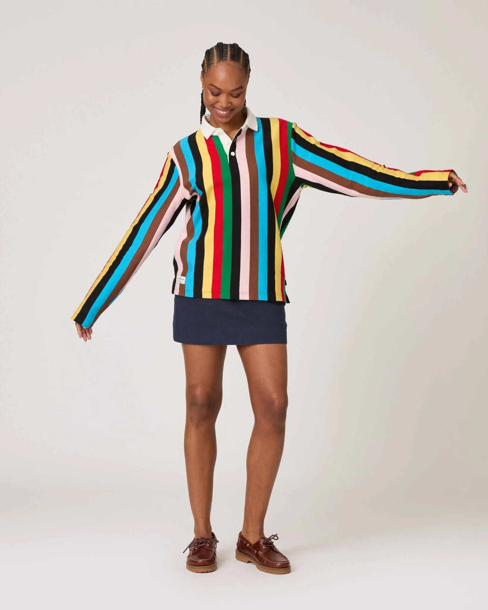 Men's Cotton Croquet Stripe Rugby Croquet - Image 6