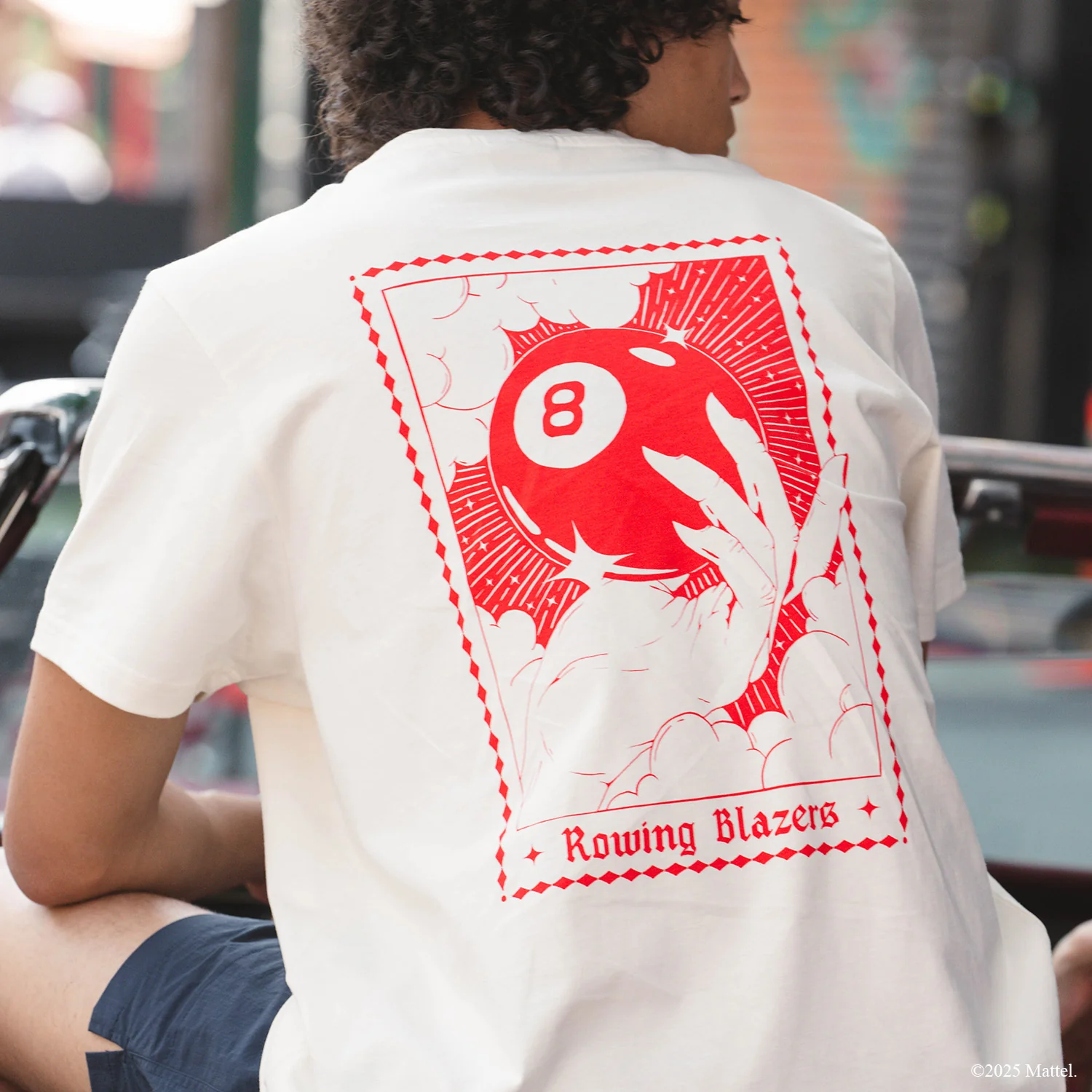 Men's Cotton Magic 8™ Fortune Tee Cream - Image 5