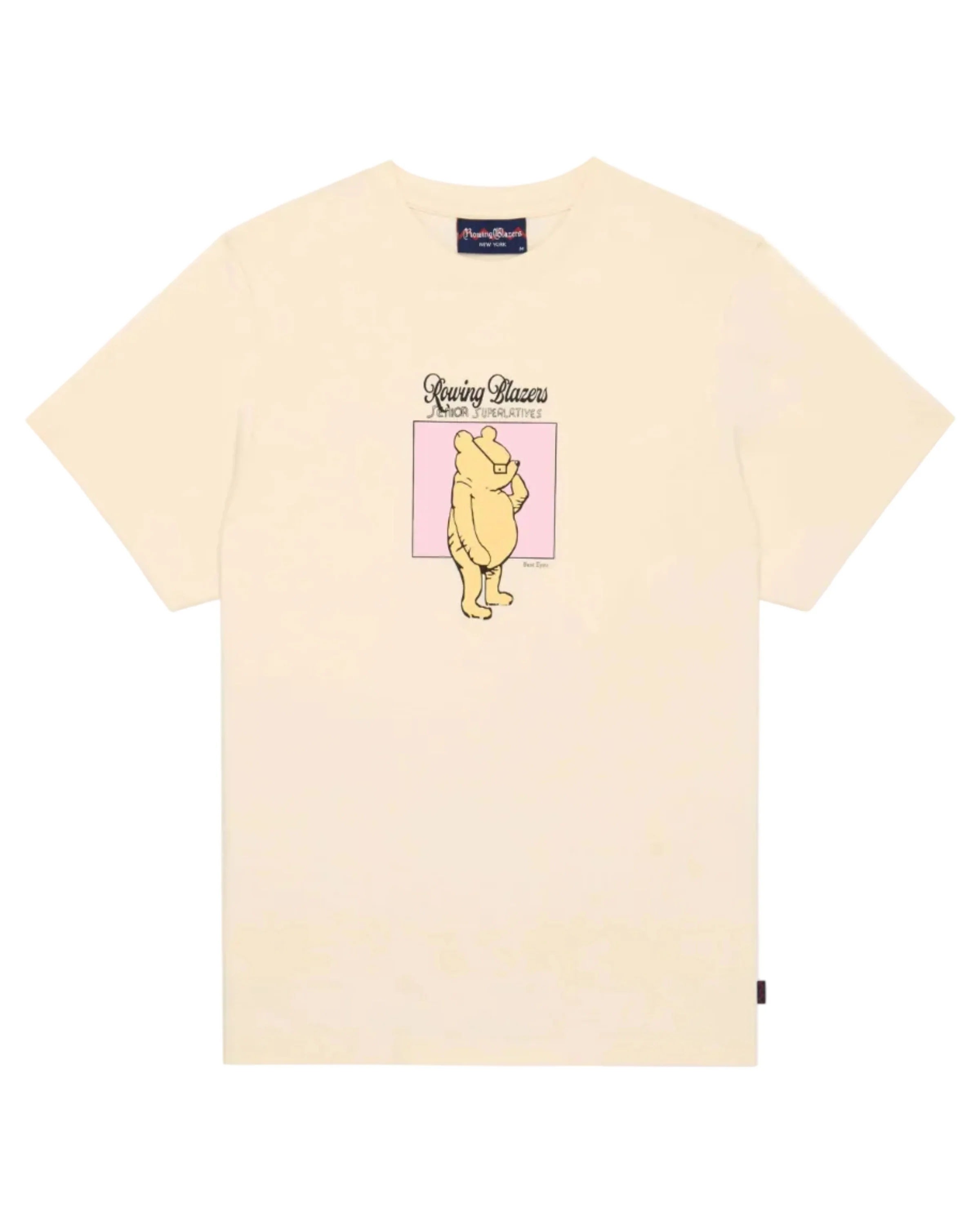 Men's Cotton Pooh Superlative T-Shirt Cream - Image 4