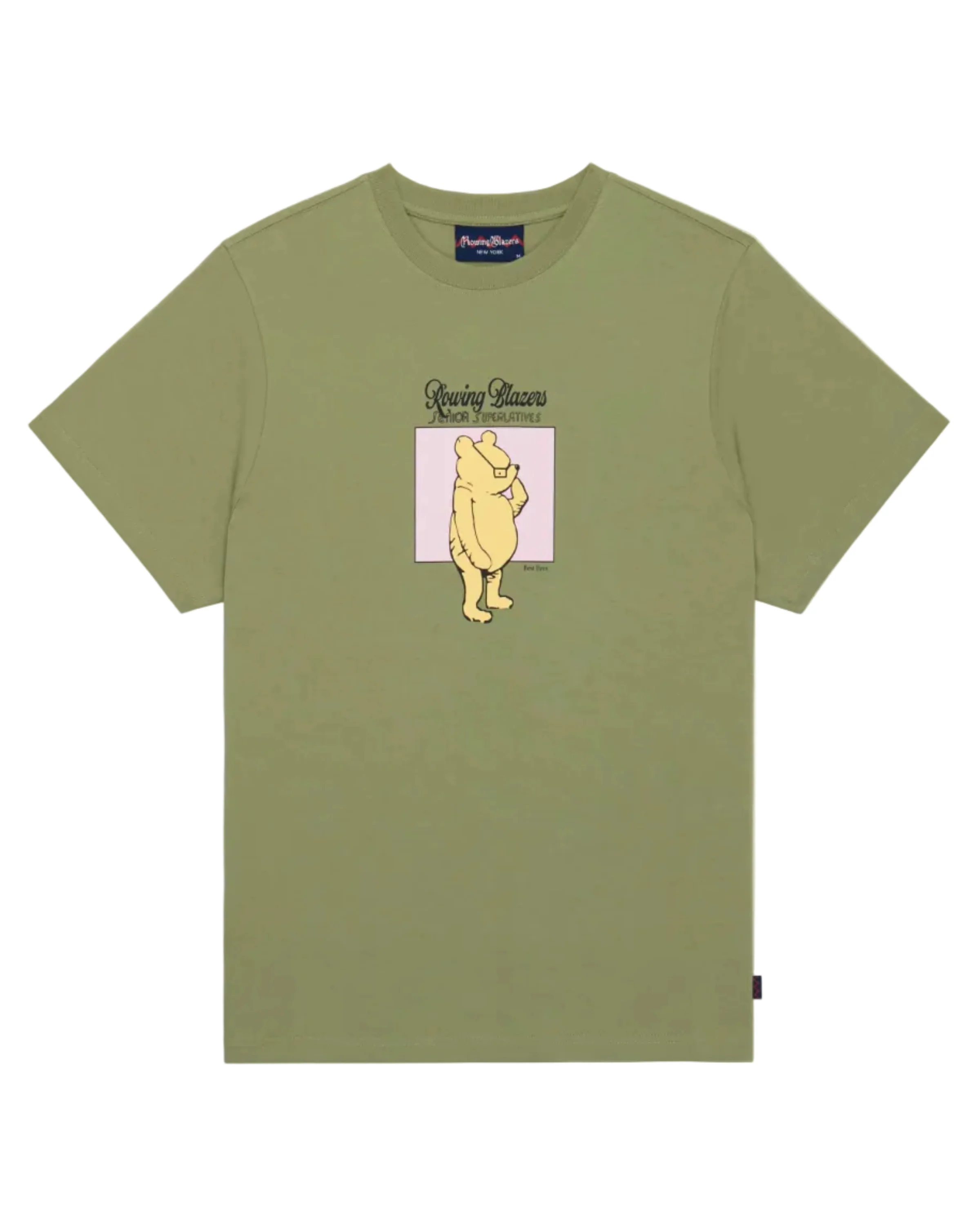 Men's Cotton Pooh Superlative T-Shirt Sage - Image 3