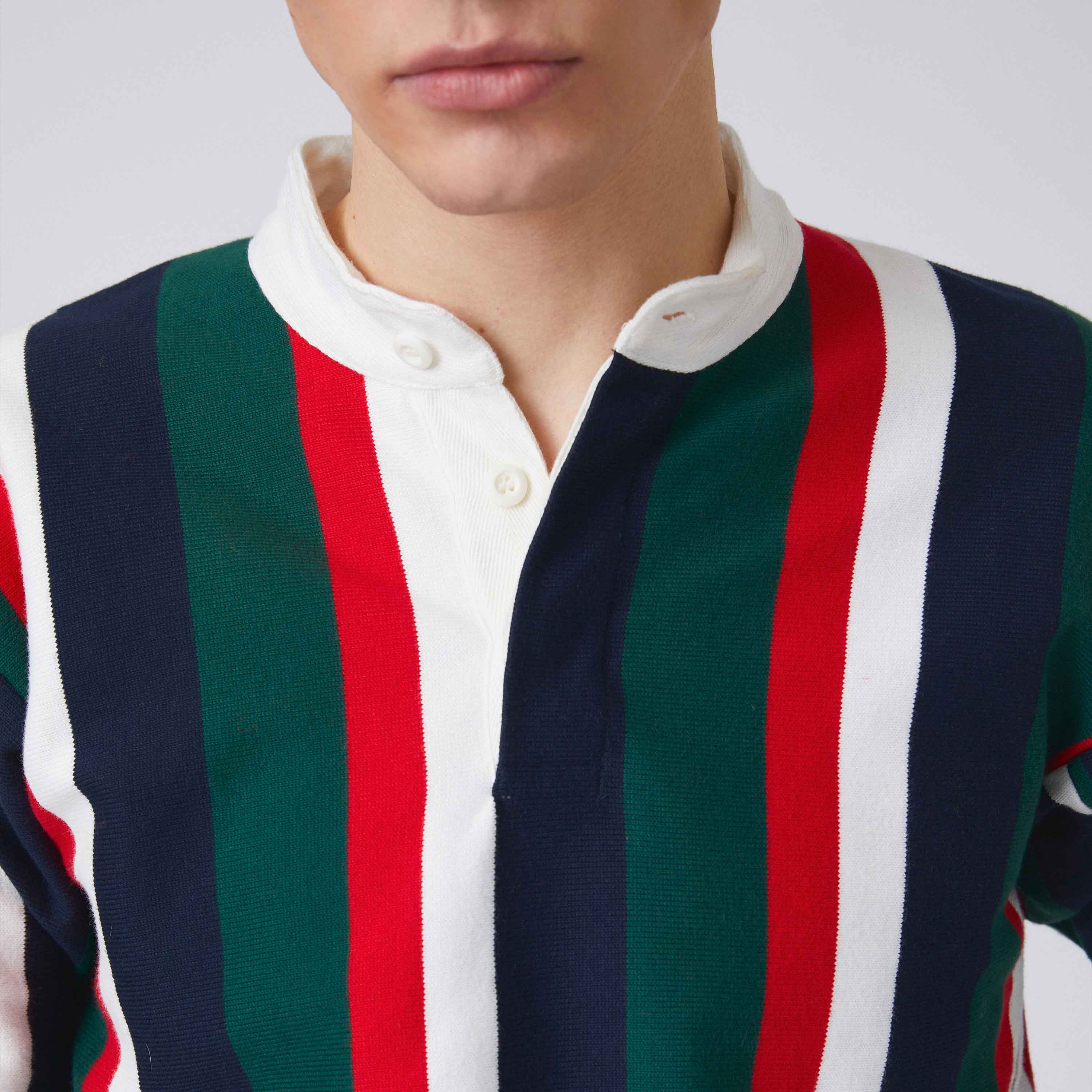 Men's Cotton Soccer Rugby Schoolboy Stripe - Image 5
