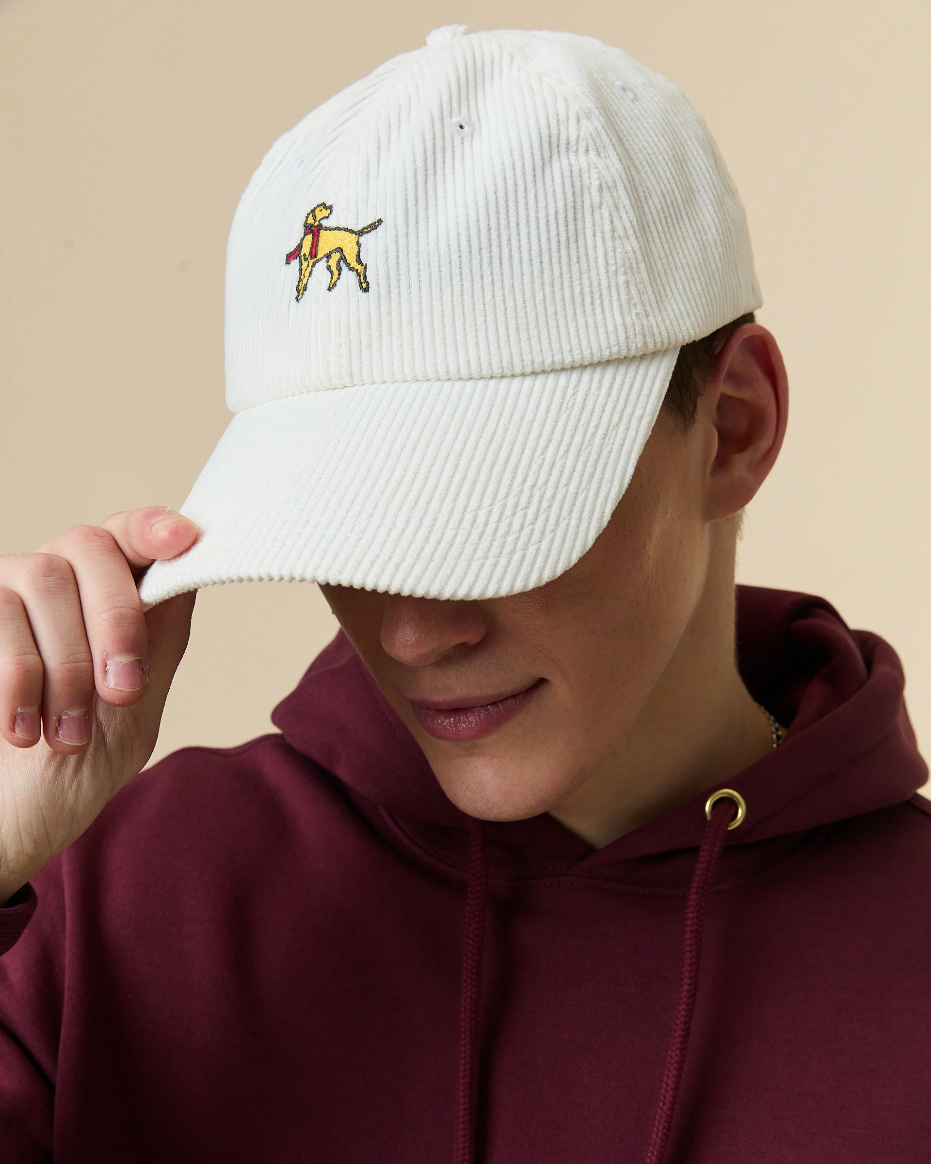 Men's Golden Retriever Corduroy Hat - Image 4