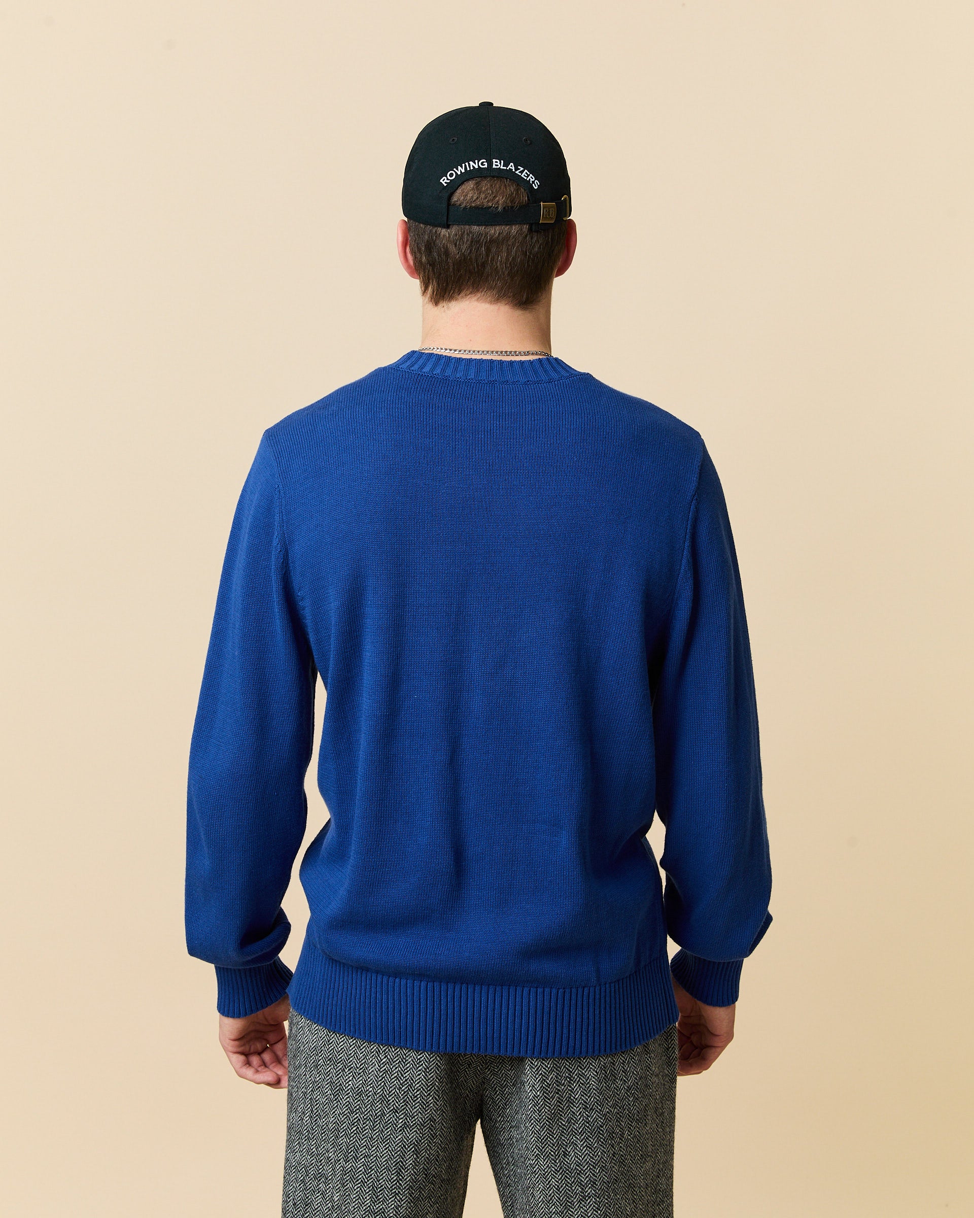 Men's Magic 8™ Ball Cotton Sweater Blue - Image 5