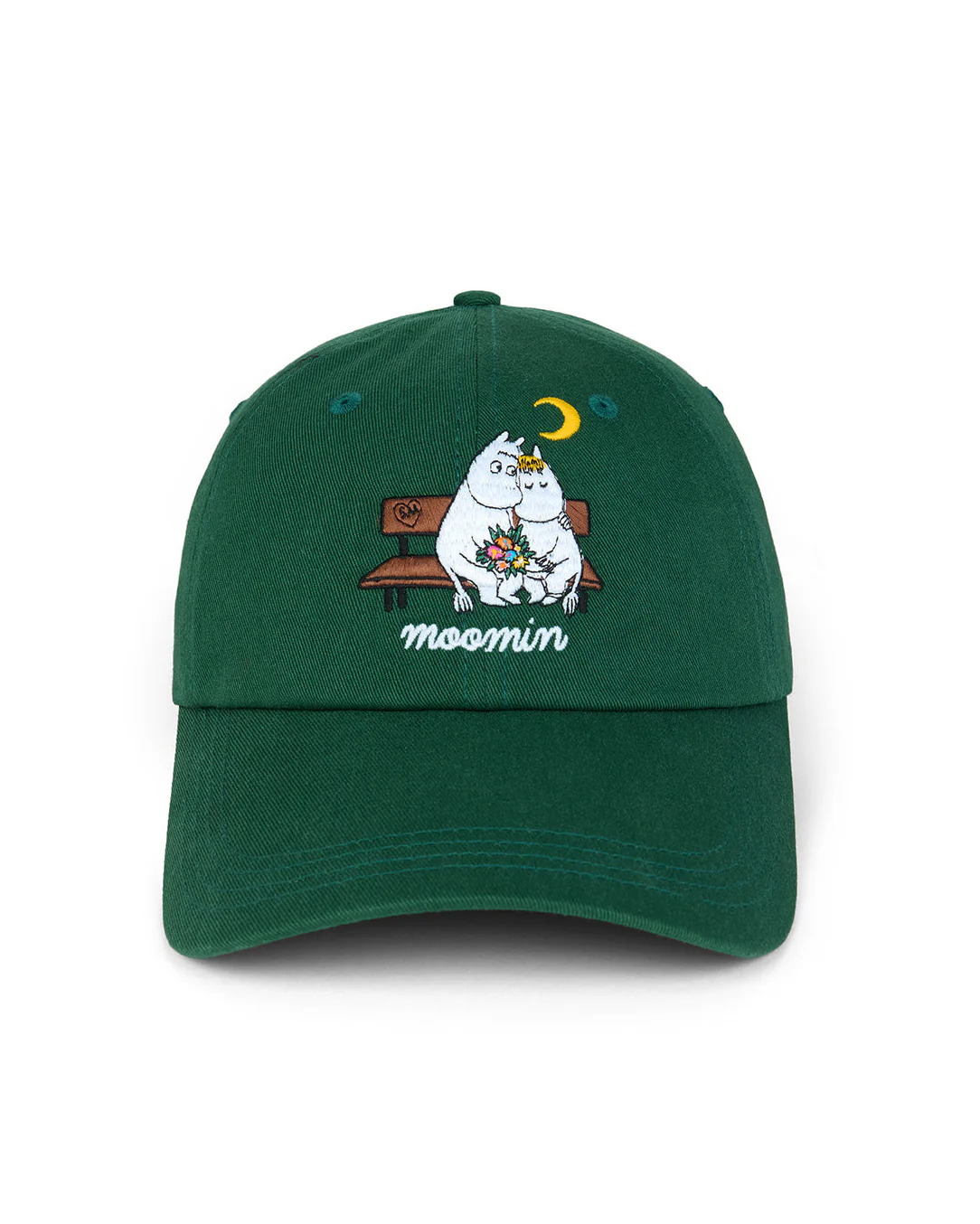 Men's Moomin Cotton Baseball Cap Green