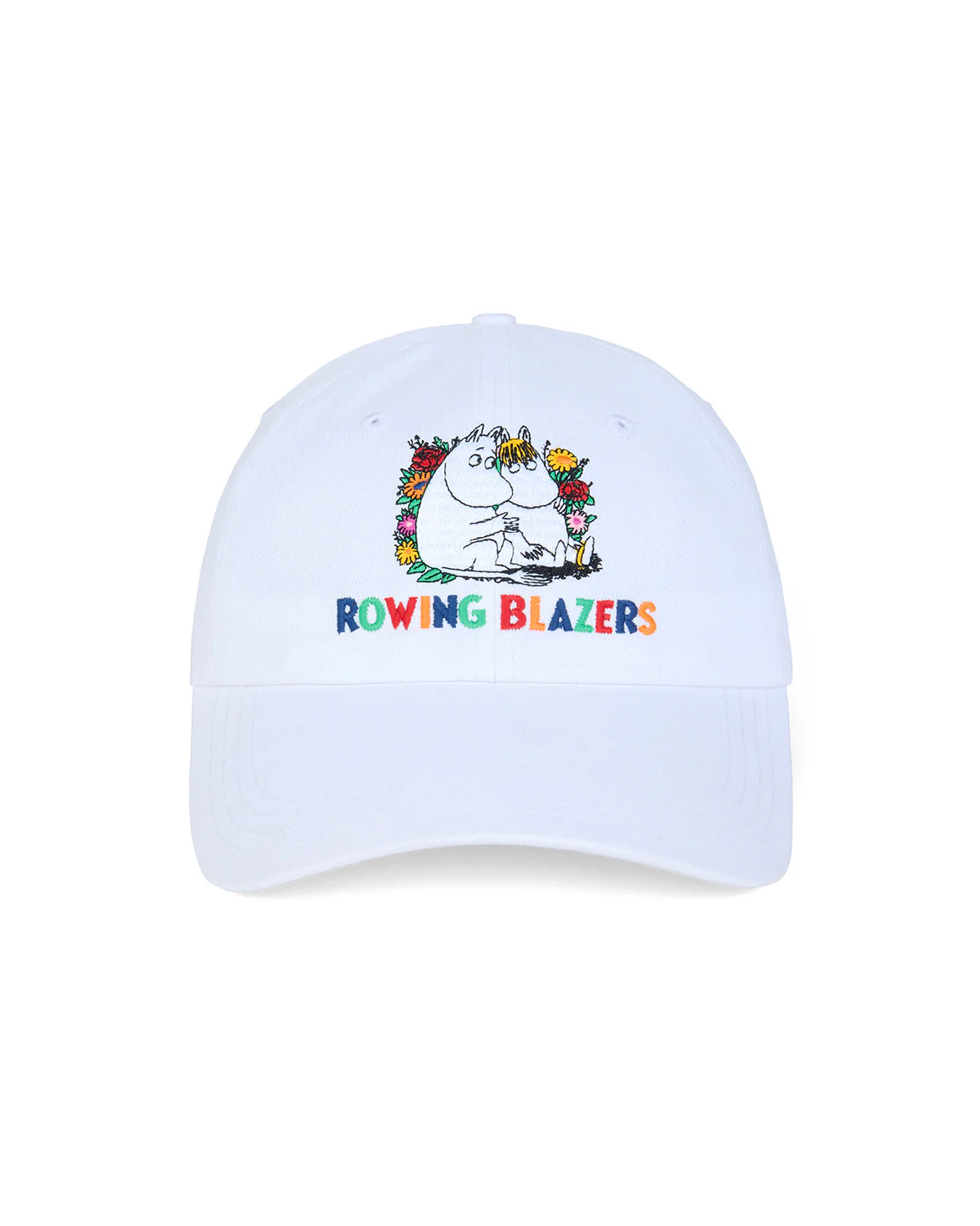 Men's Moomin Cotton Baseball Cap White