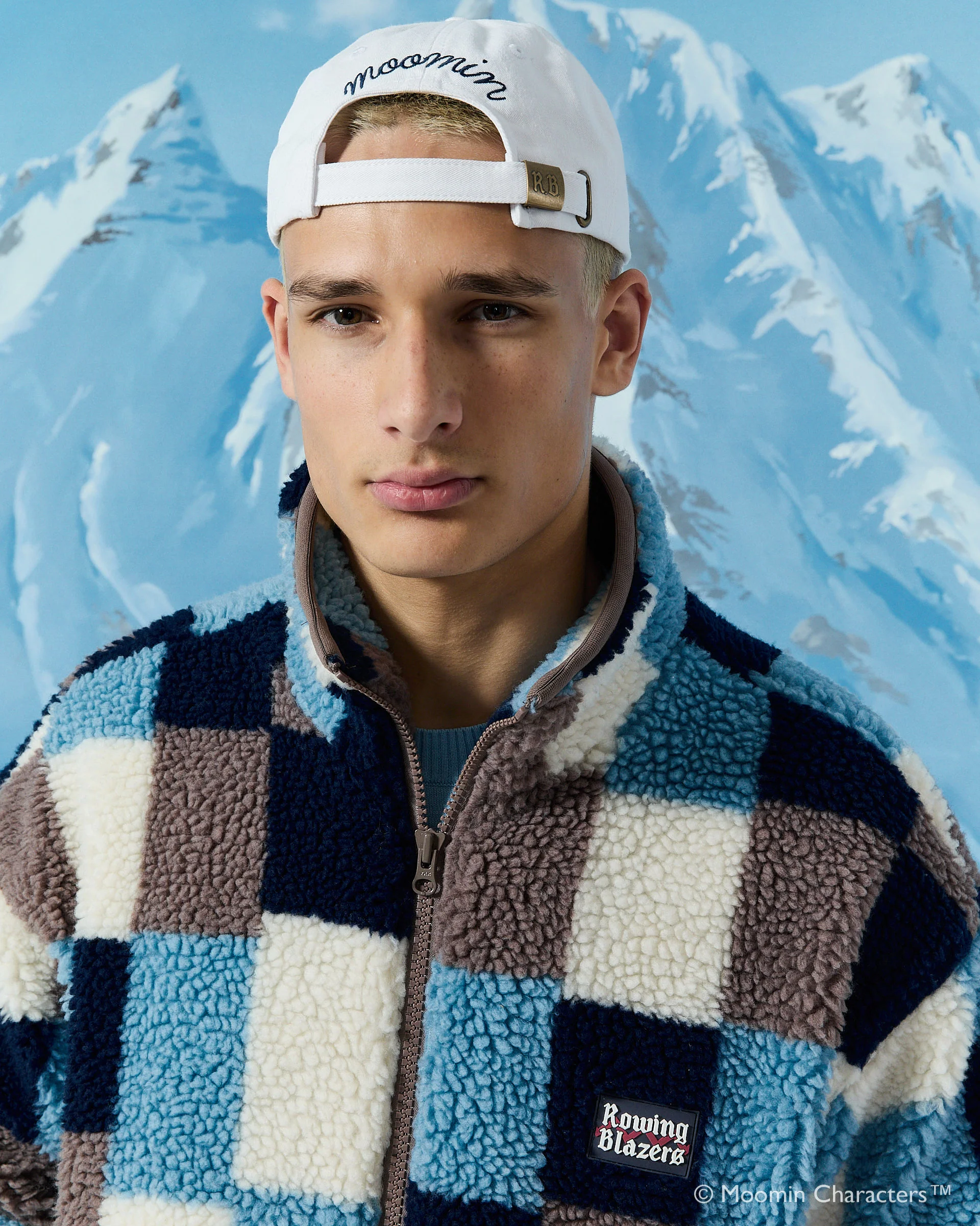 Men's Moomin Cotton Baseball Cap White - Image 3