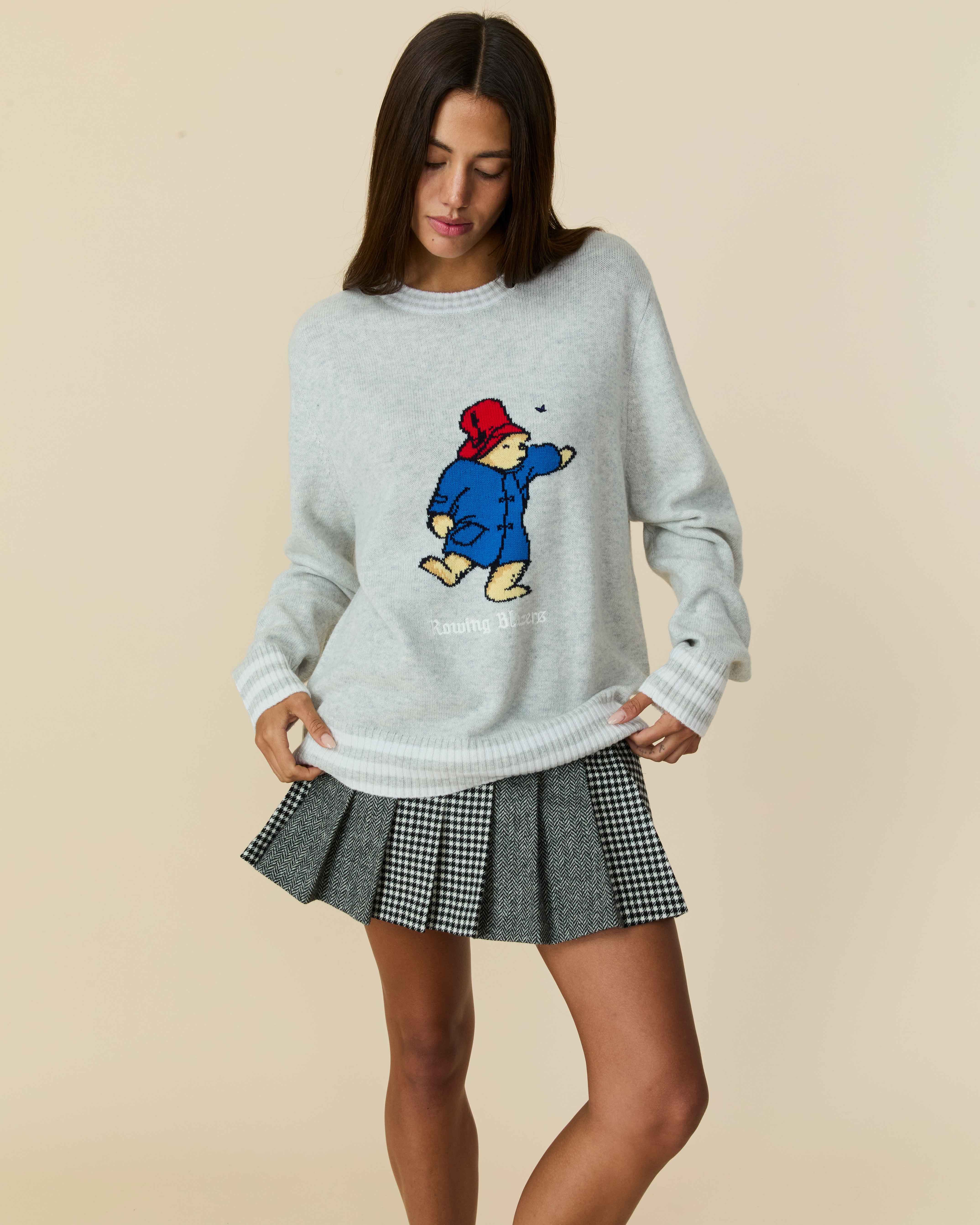 Paddington Heathered Cashmere Sweater Heather Natural - Image 5