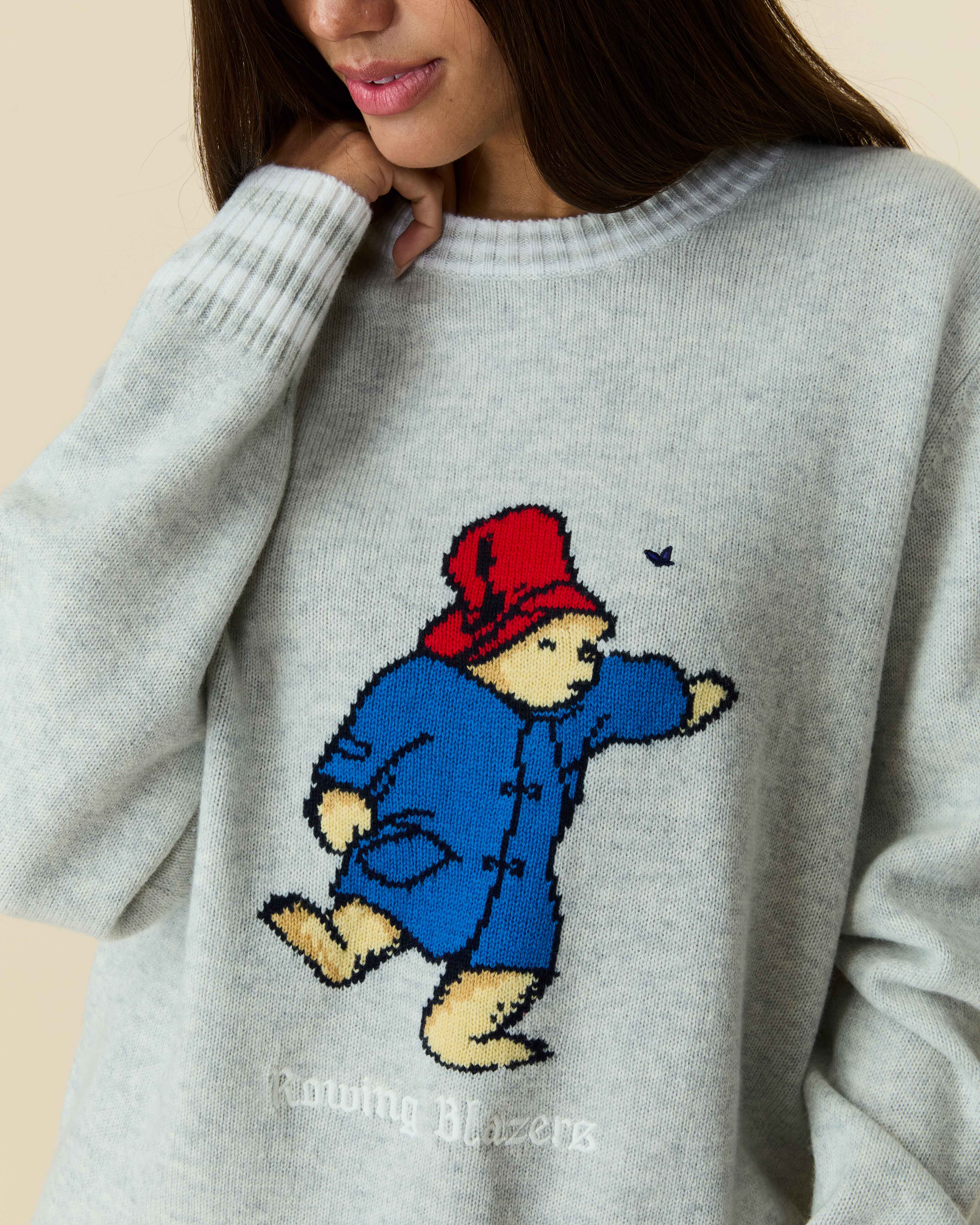 Paddington Heathered Cashmere Sweater Heather Natural - Image 6