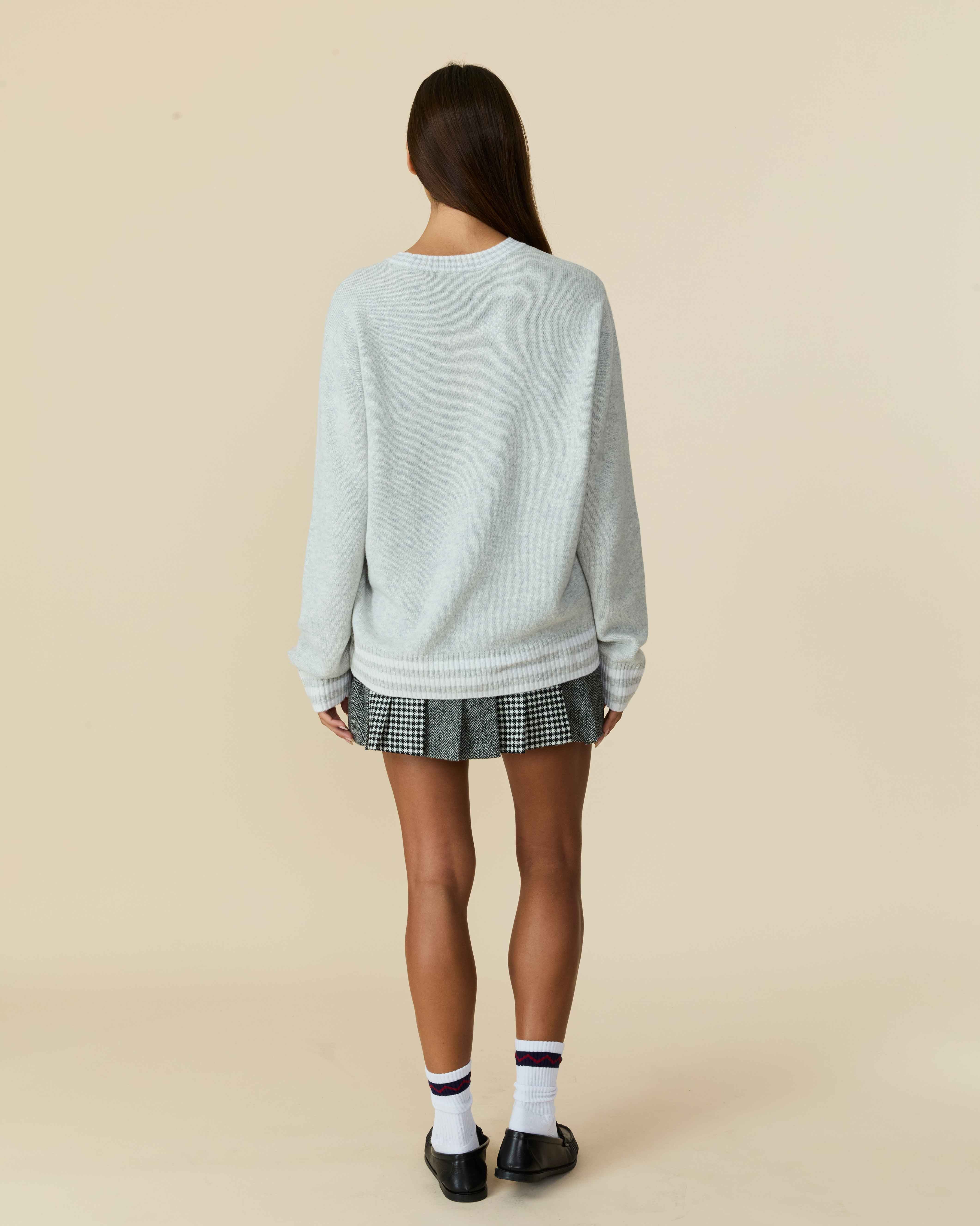 Paddington Heathered Cashmere Sweater Heather Natural - Image 8