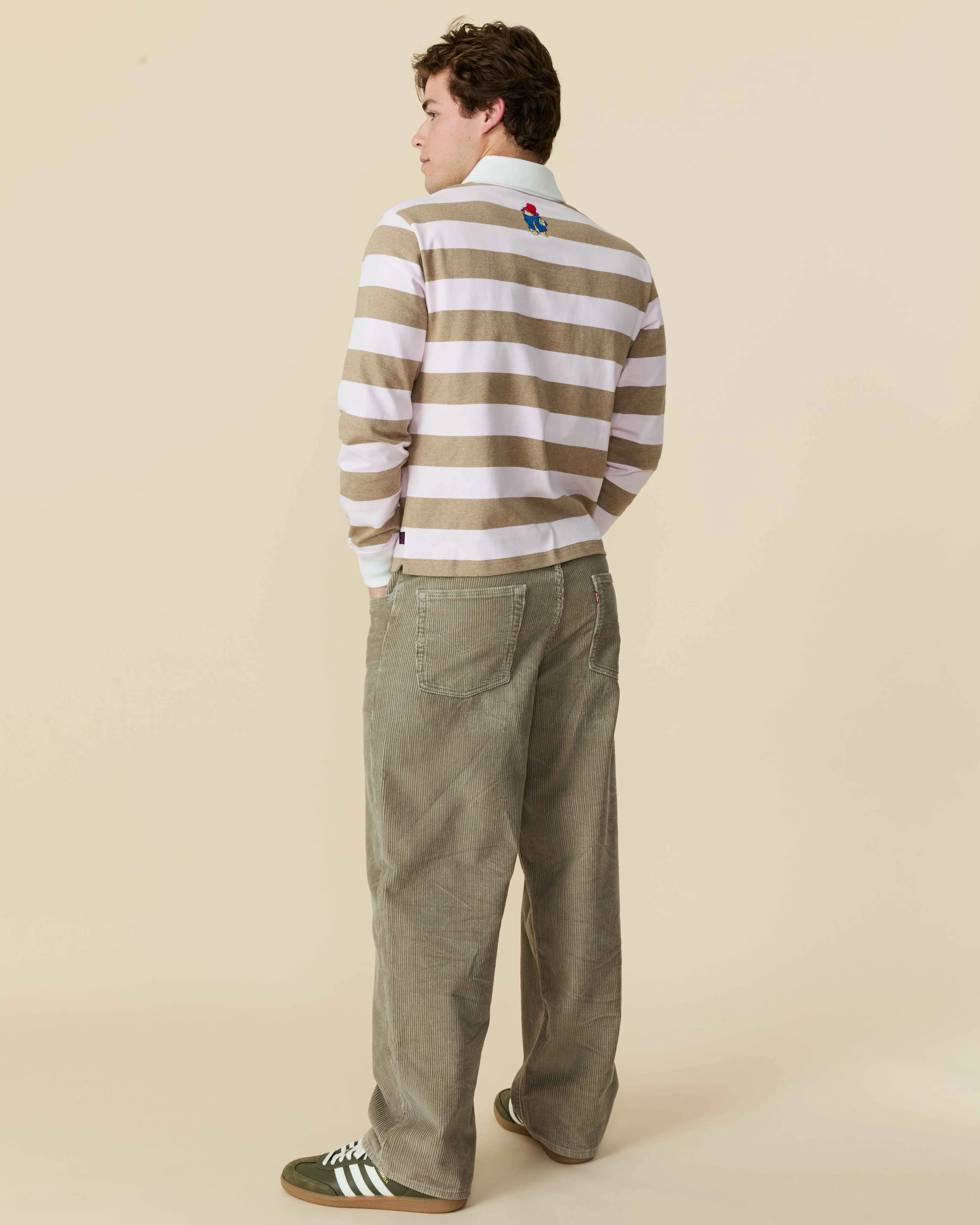 Paddington Rugby Pink Brown Stripe - Image 7
