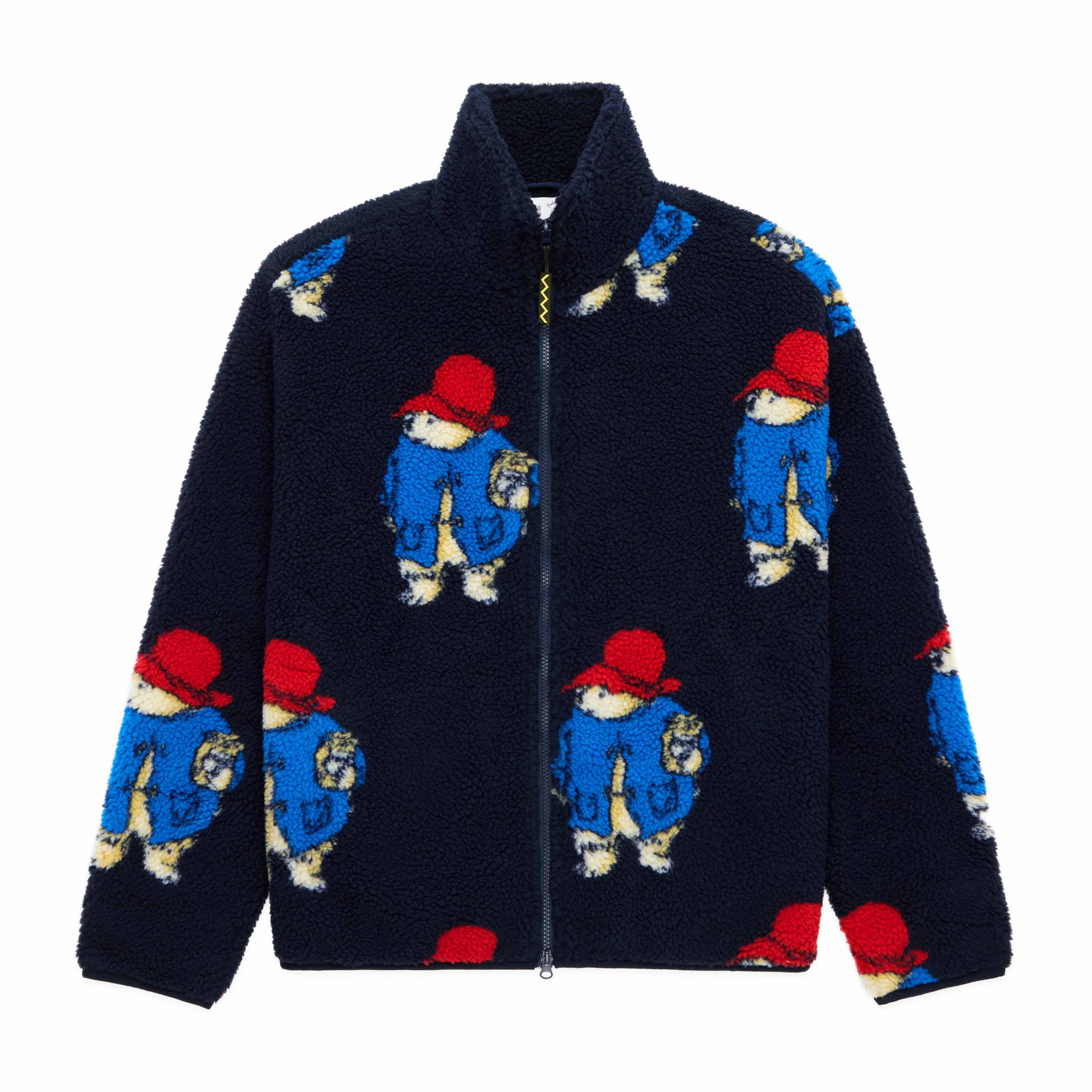 Paddington Sherpa Jacket Navy - Image 7