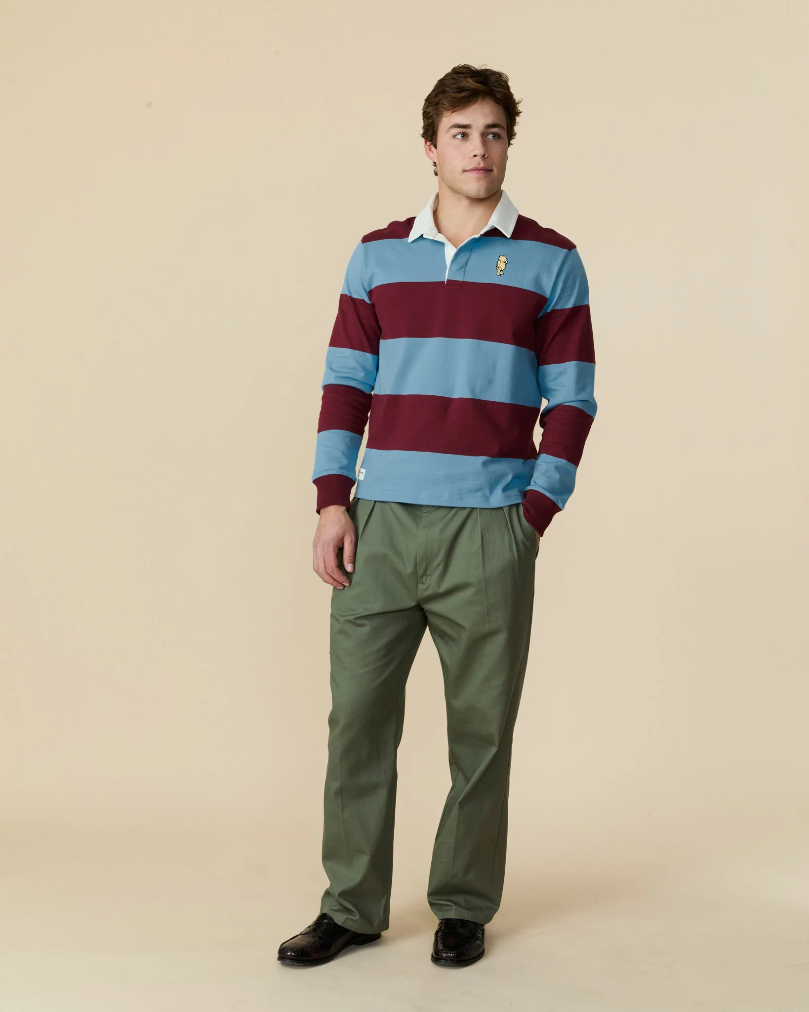 Men's Pooh Cotton Rugby Blue Multi - Image 2