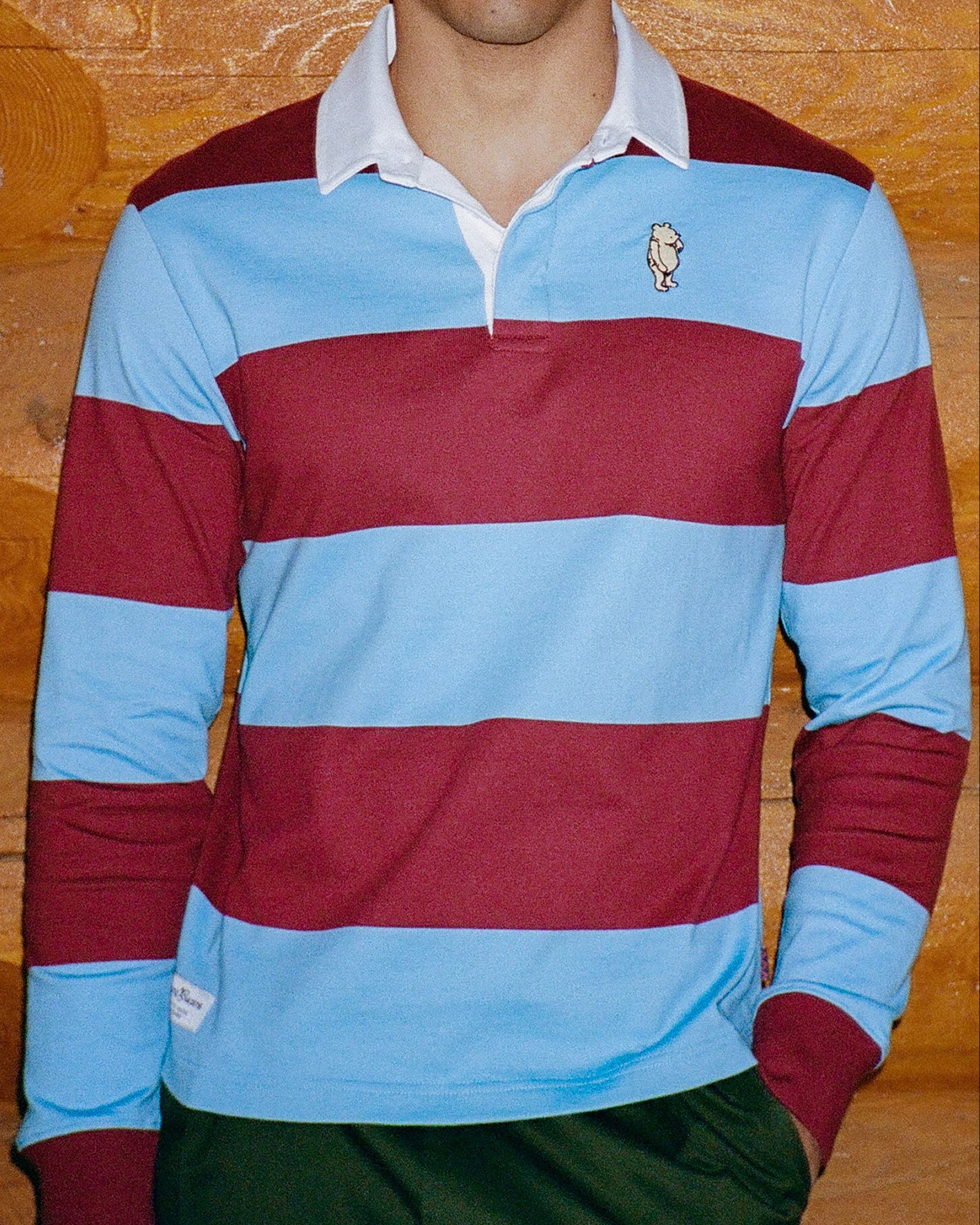 Men's Pooh Cotton Rugby Blue Multi - Image 5