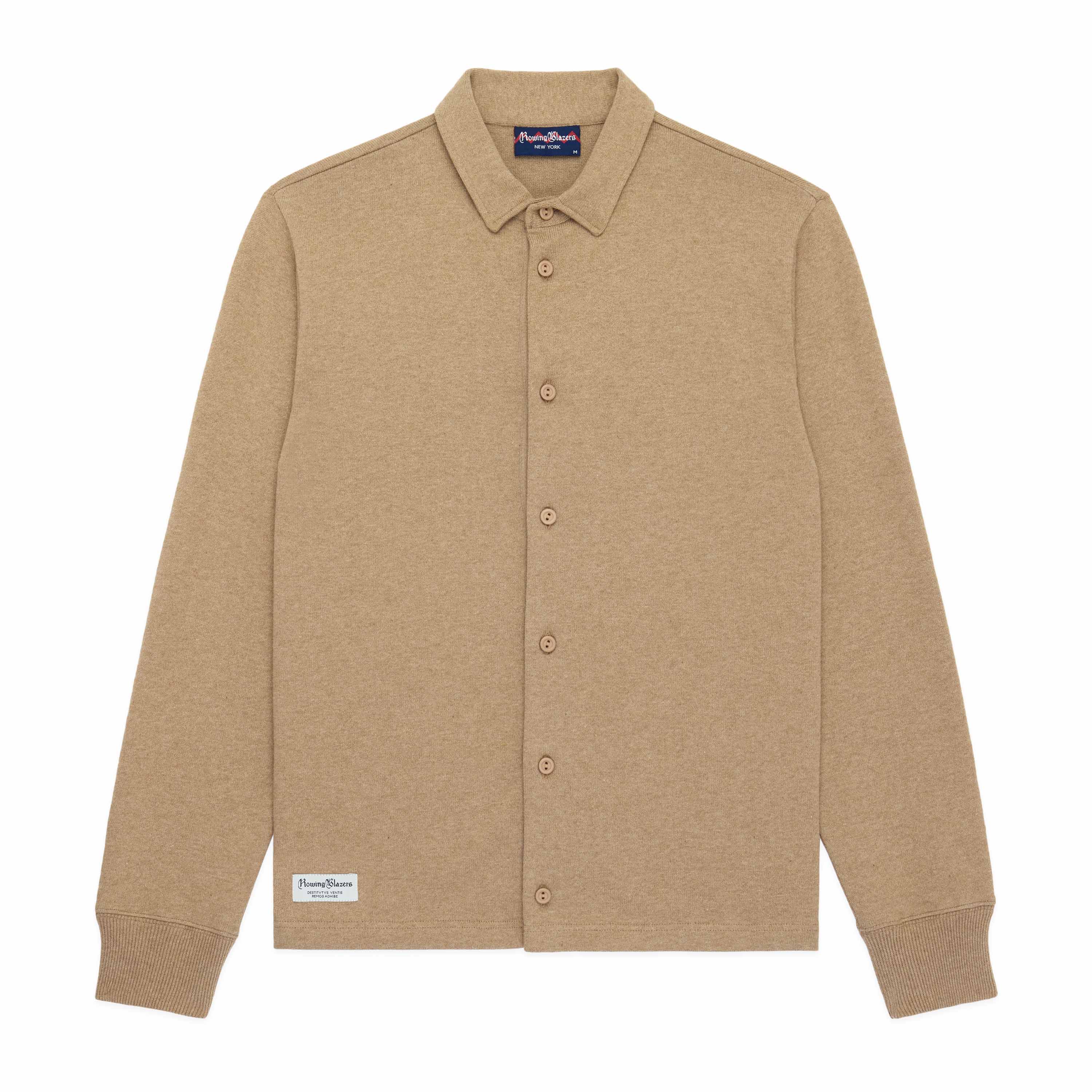 Men's Rugby Overshirt Khaki