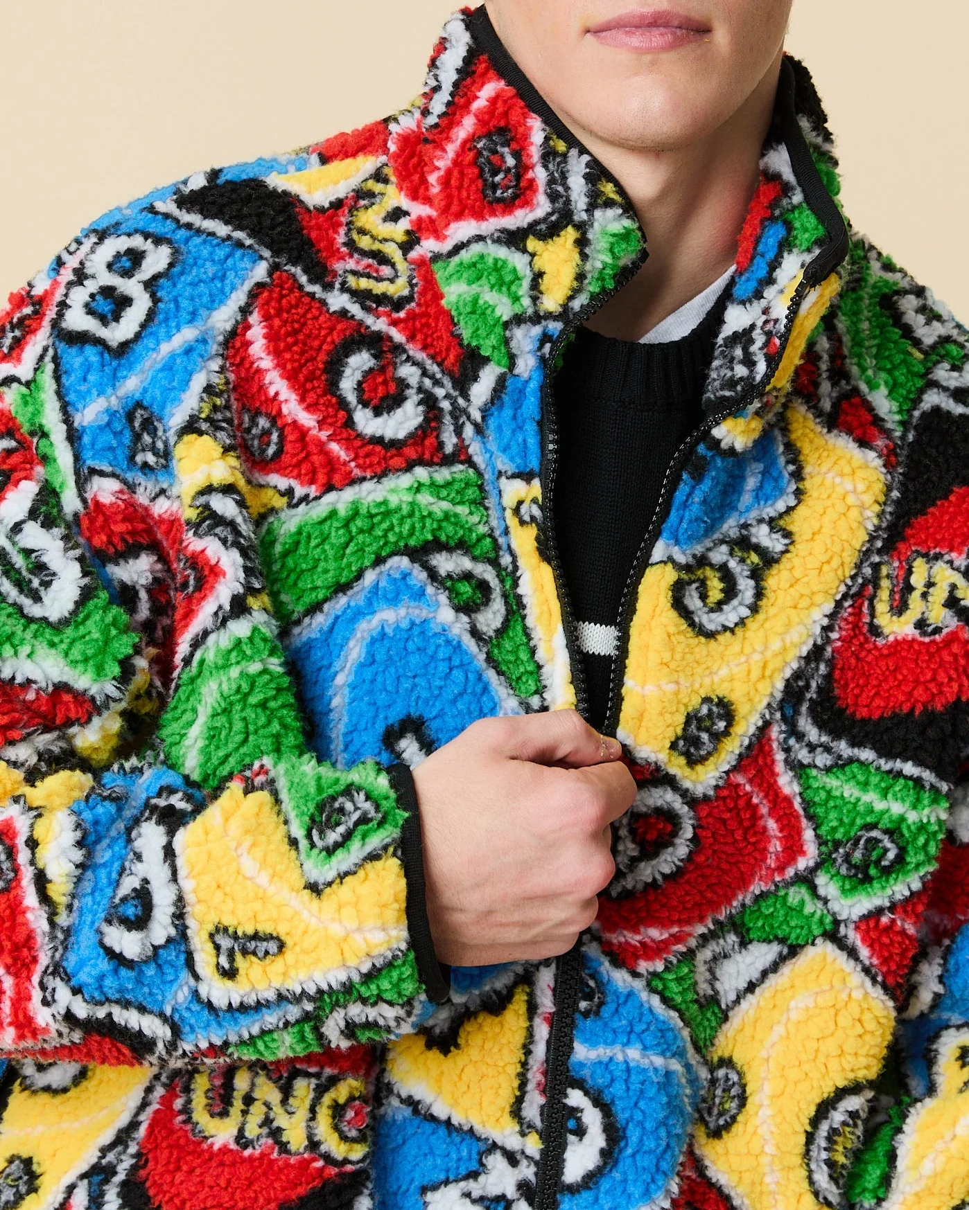 Men's UNO™ Sherpa Zip Jacket Multi-Color - Image 4