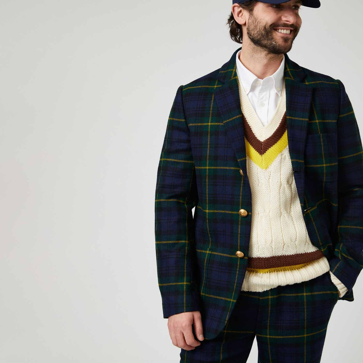 Men's Wool Tartan Ripley Blazer Gordon Modern - Image 3
