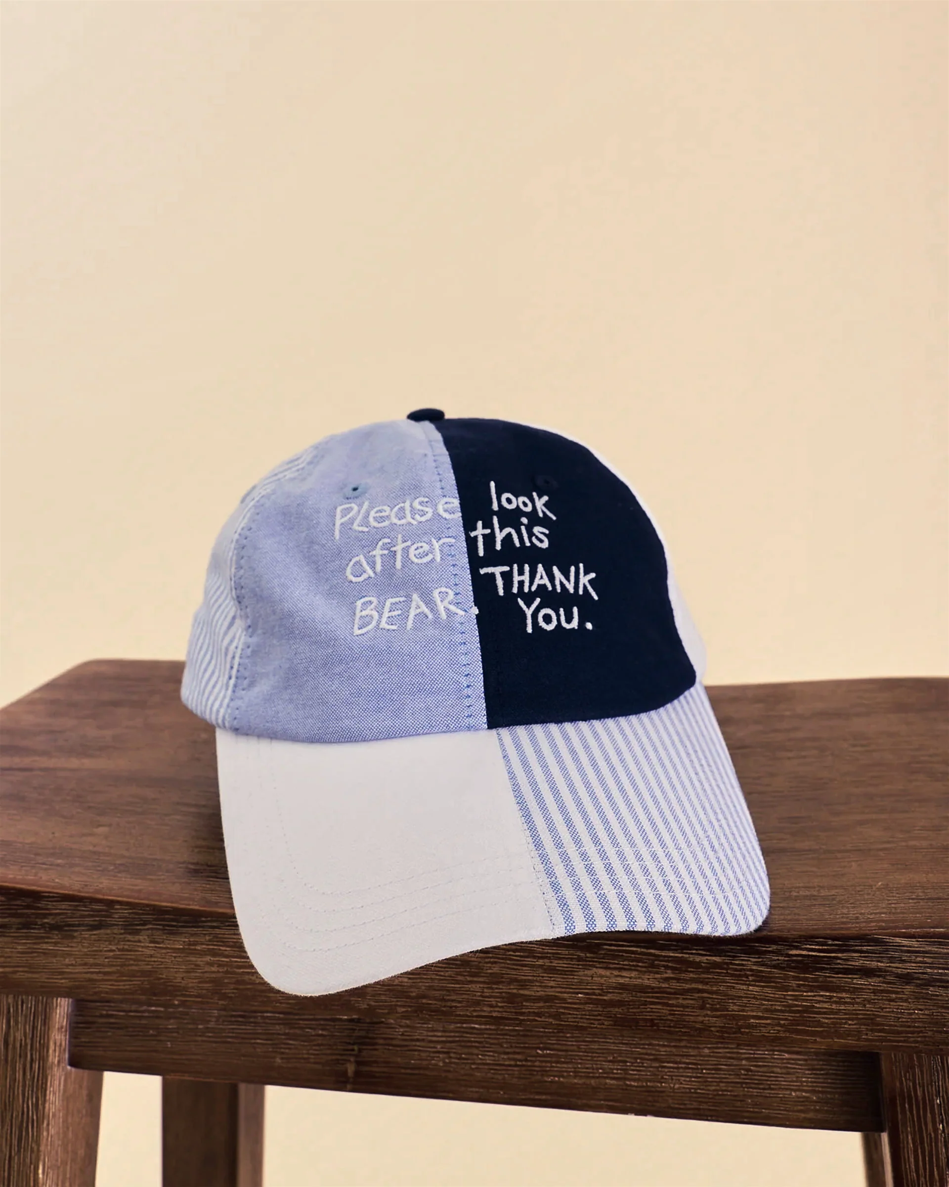 Paddington Color Block Baseball Cap Blue Color Block - Image 3