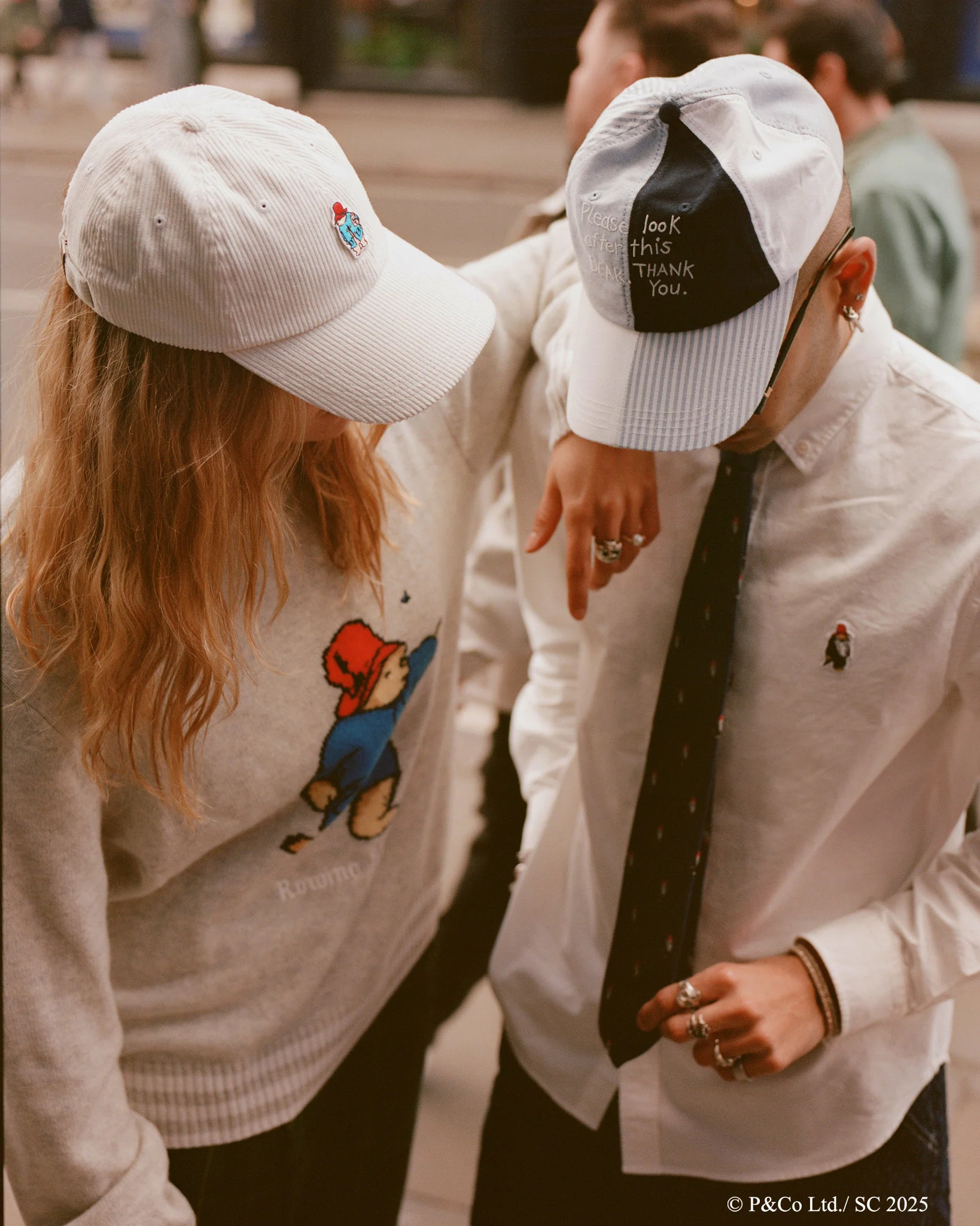 Paddington Color Block Baseball Cap Blue Color Block - Image 5