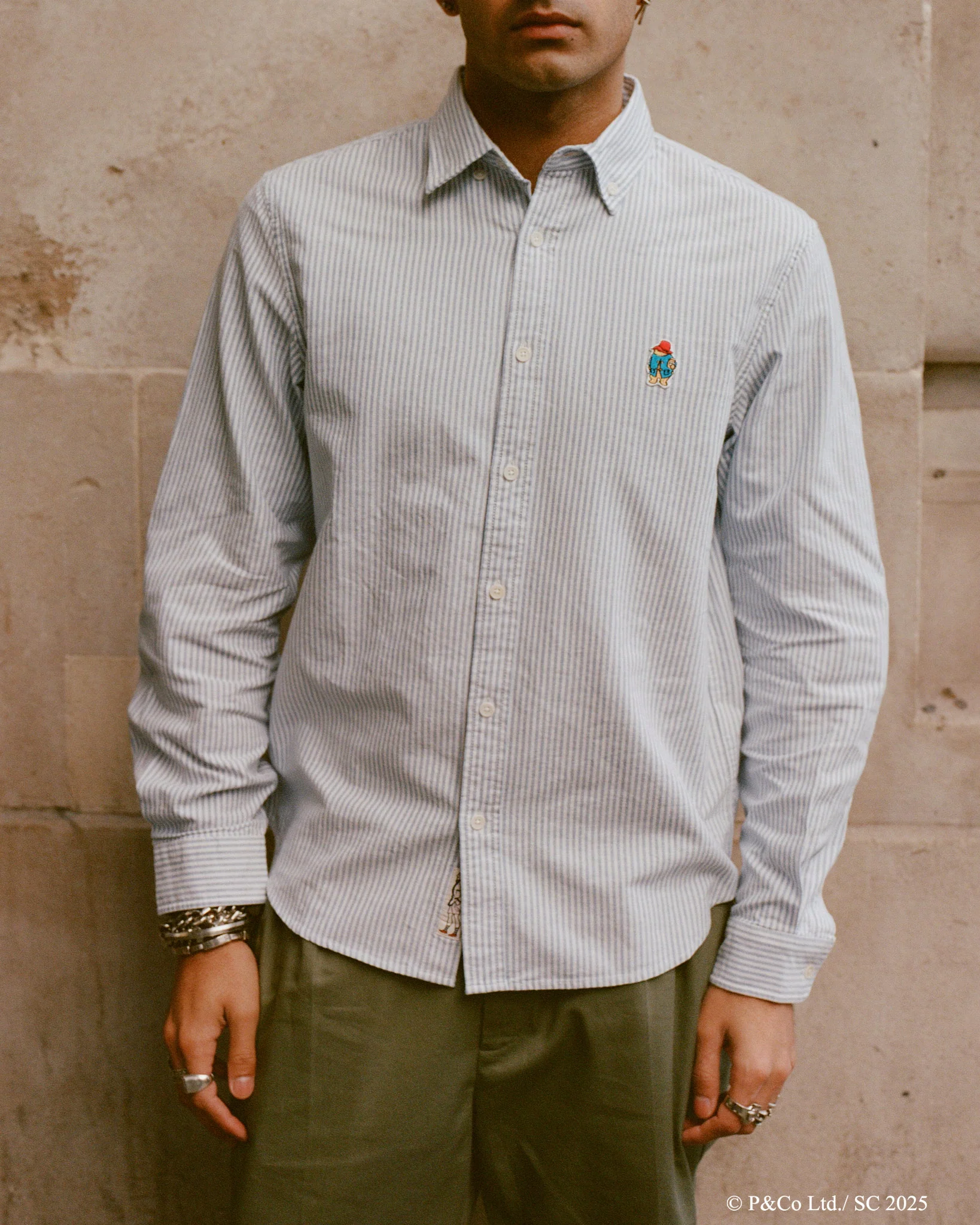Paddington Oxford Light Blue Stripe - Image 3