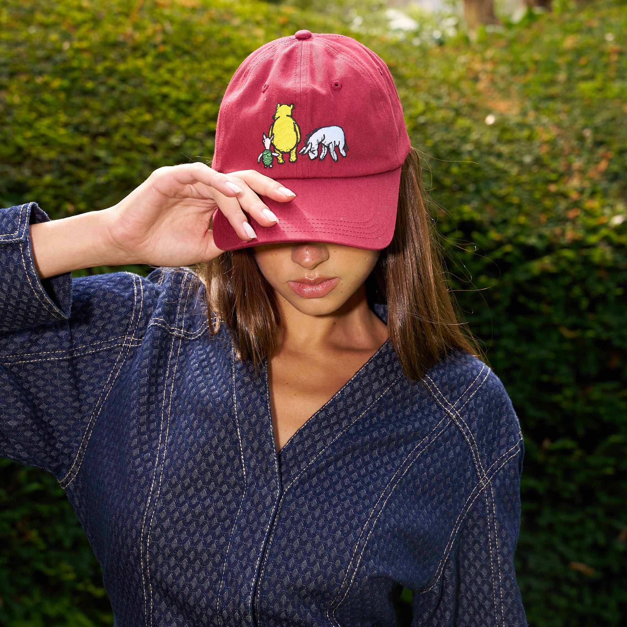 Winnie-the-Pooh Baseball Cap Maroon - Image 2
