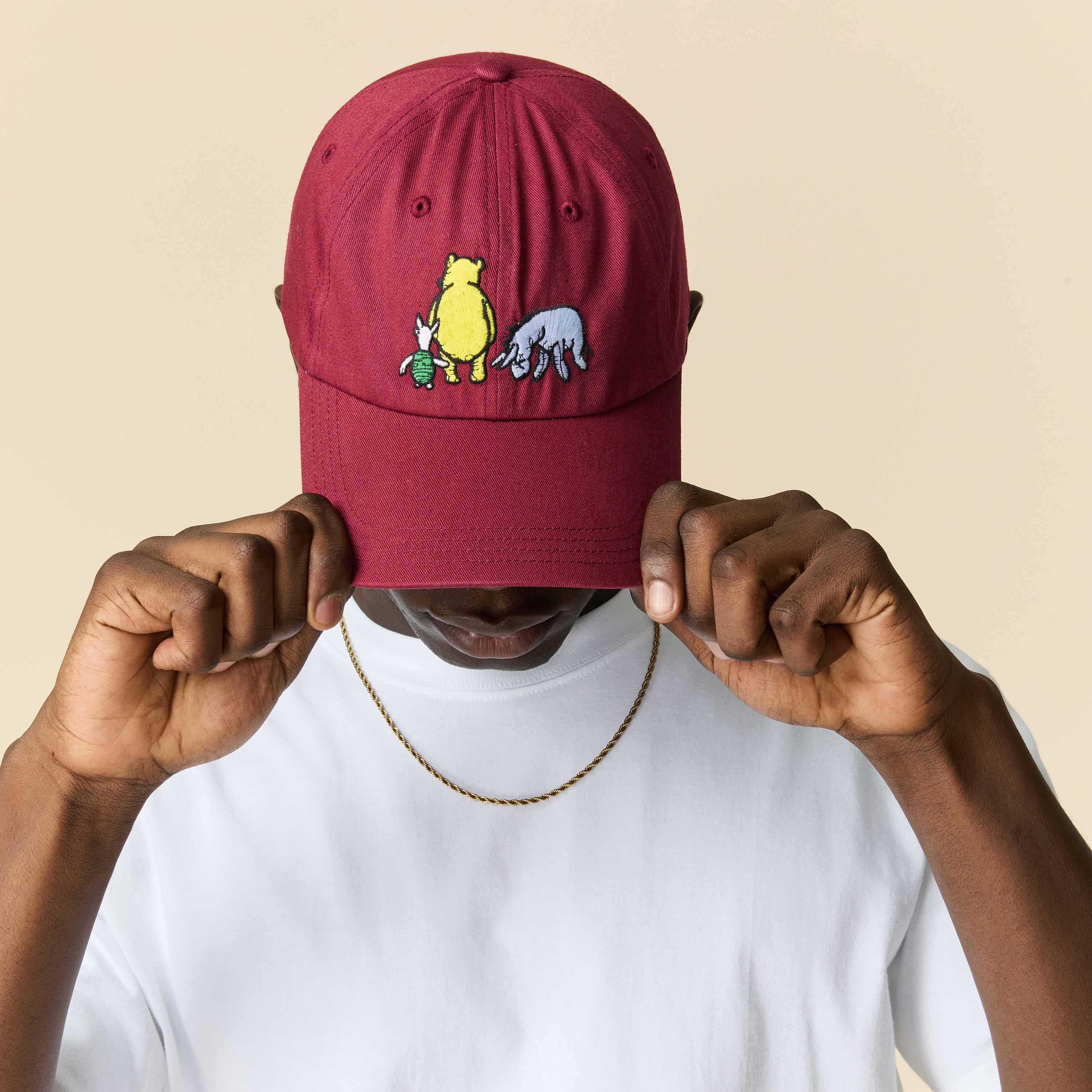 Winnie-the-Pooh Baseball Cap Maroon - Image 3