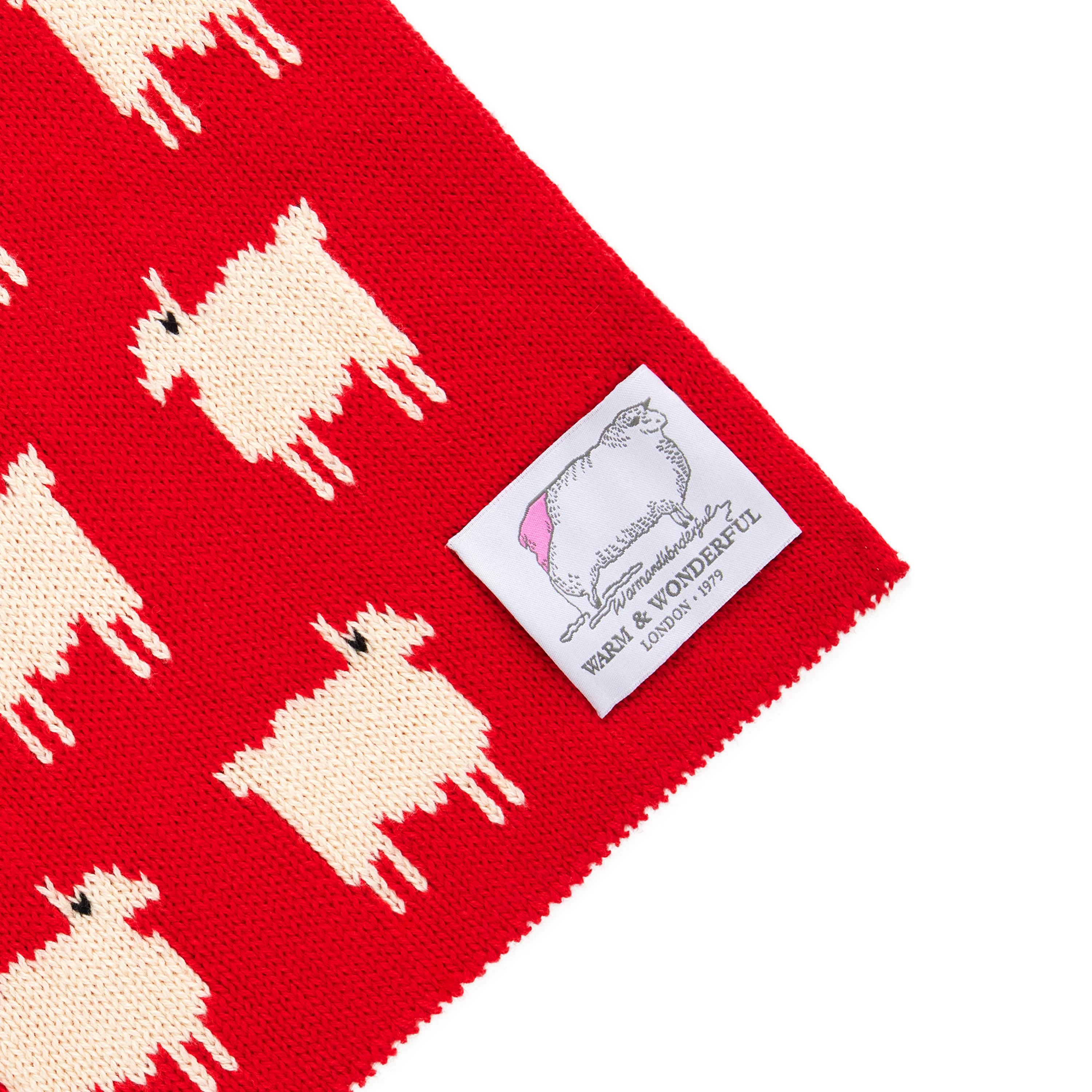 Warm & Wonderful Cotton Sheep Scarf - Image 3