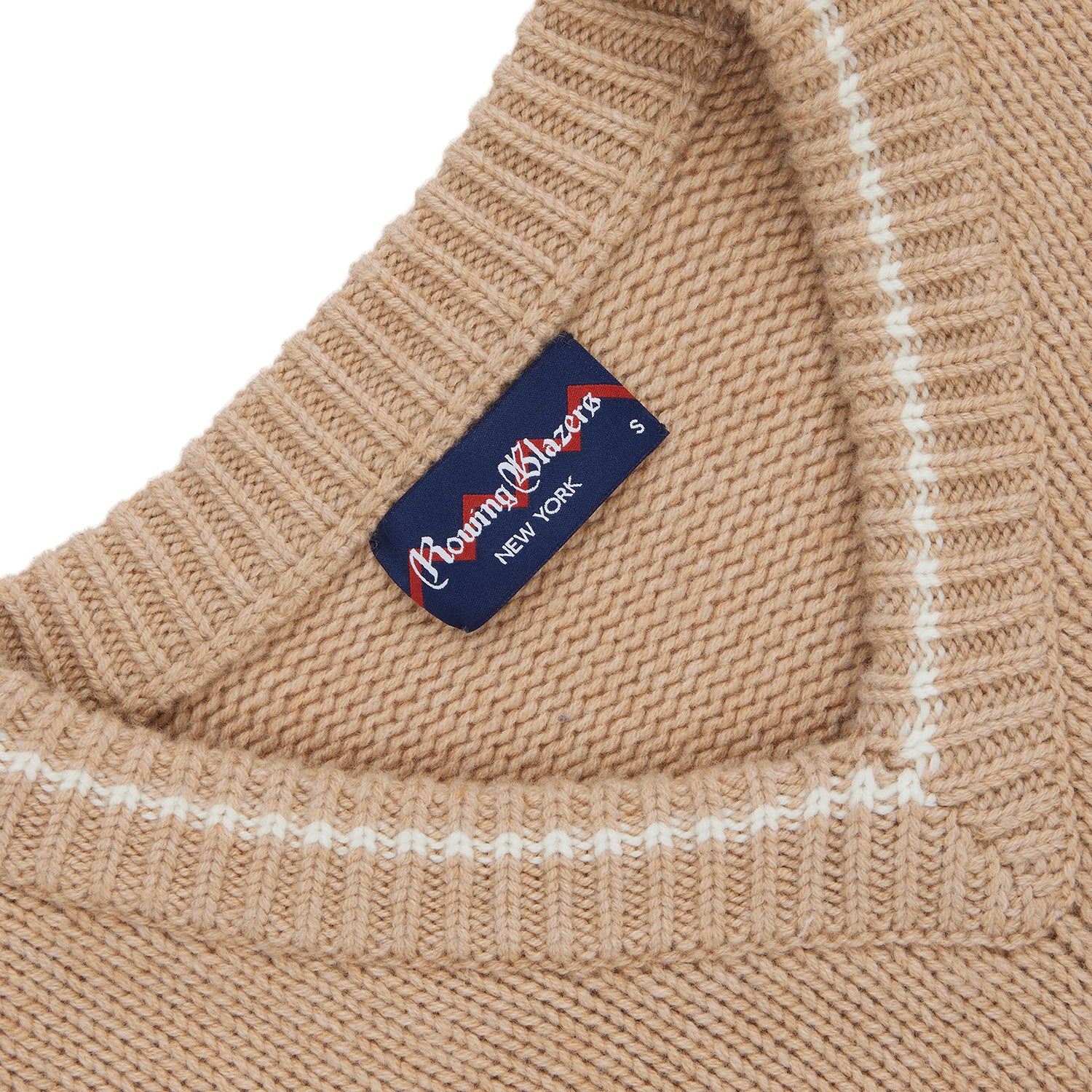 Women's Cashmere Callie V Neck Sweater Camel - Image 3