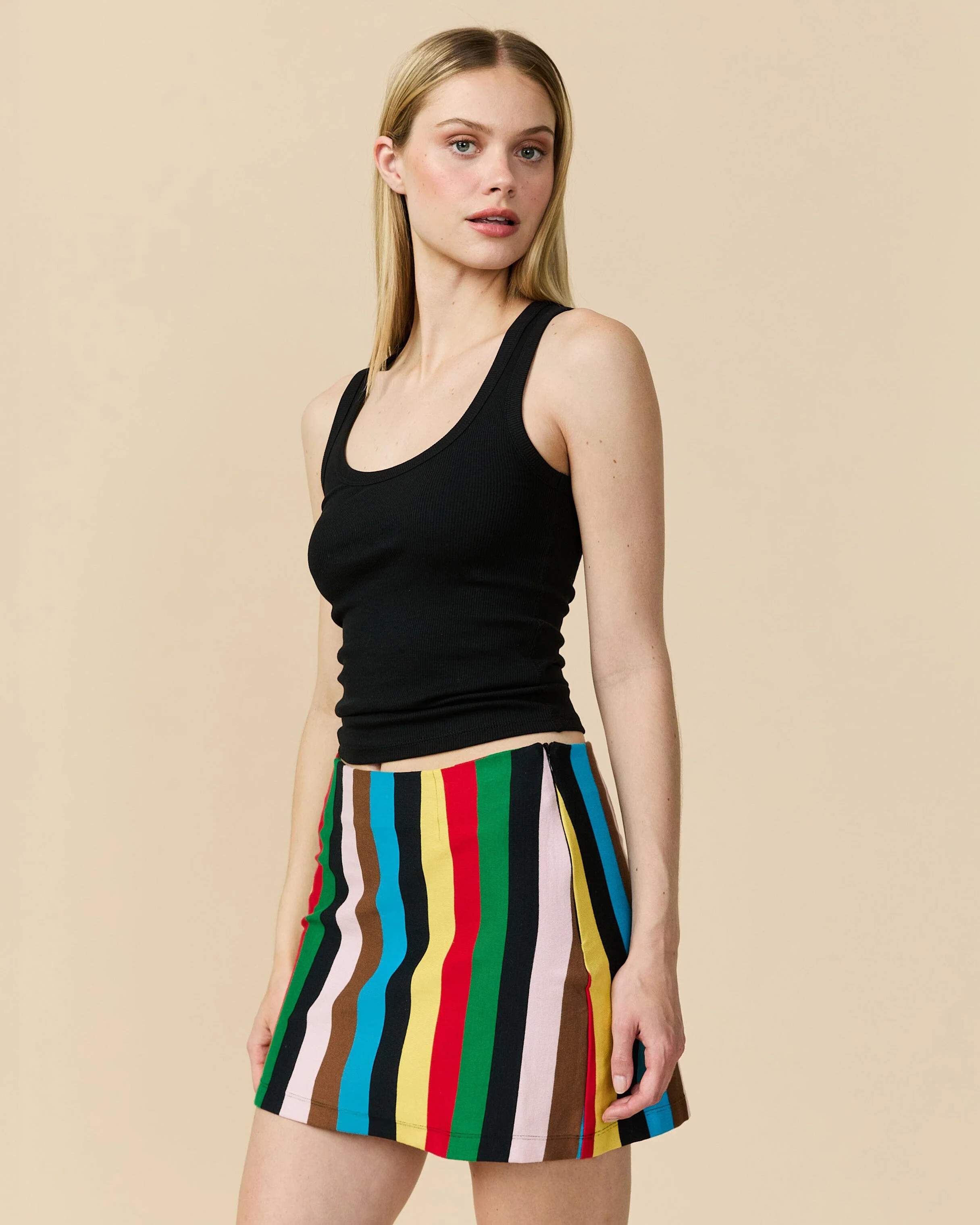 Women's Cotton Croquet Stripe Rugby Skirt Croquet - Image 2