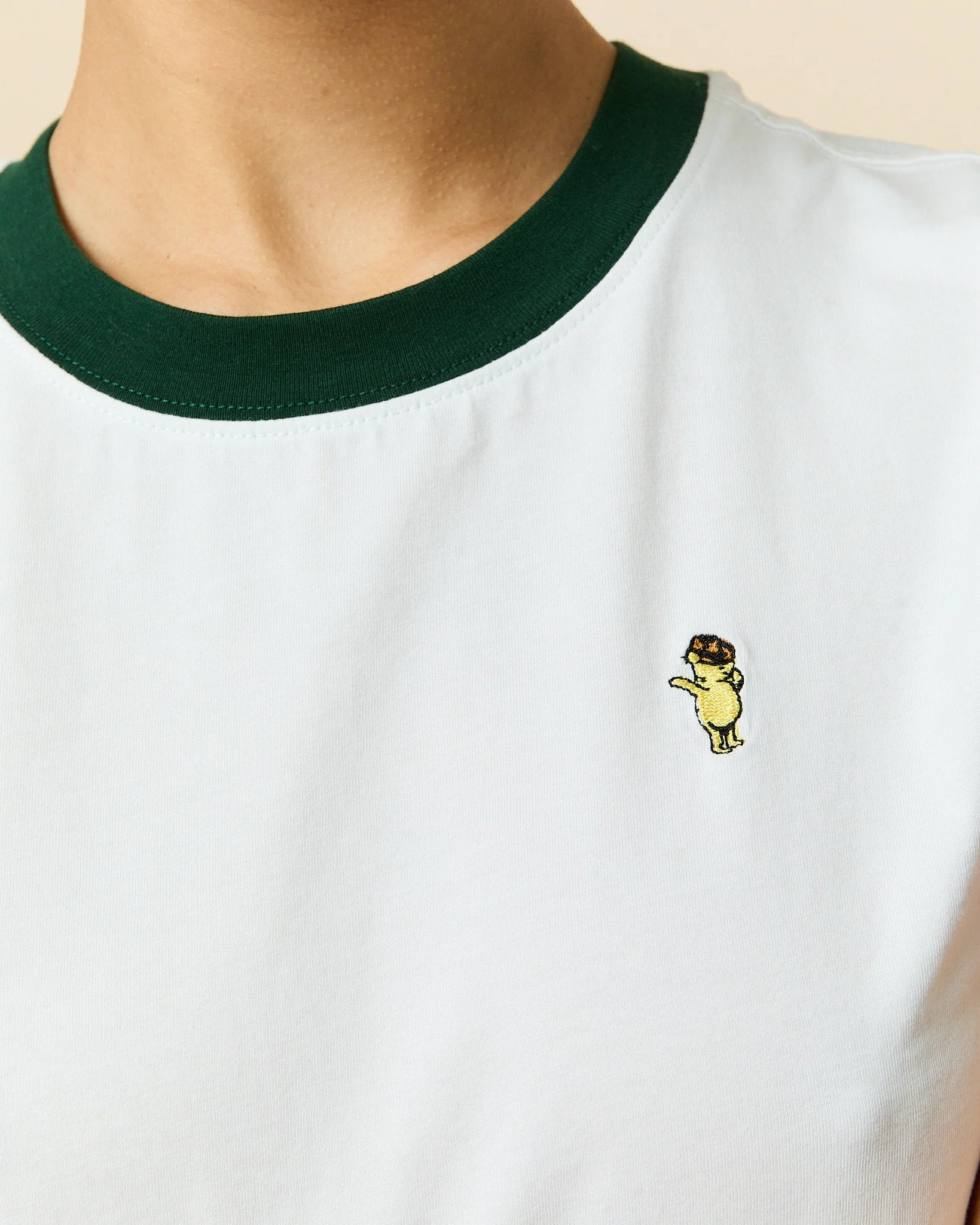 Women's Cotton Giddyup Pooh Tee White - Image 4
