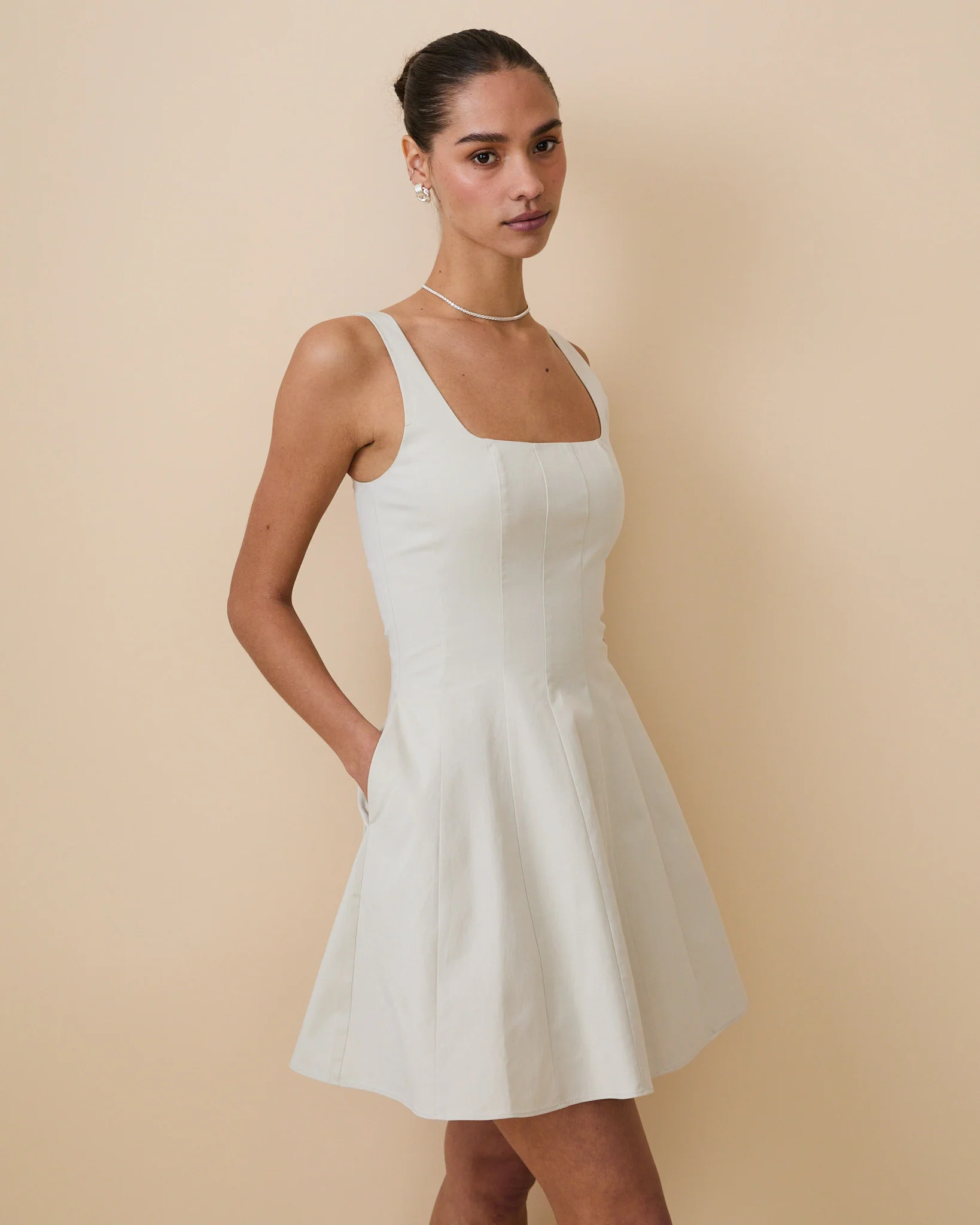 Women's Lightweight Twill Dress Natural