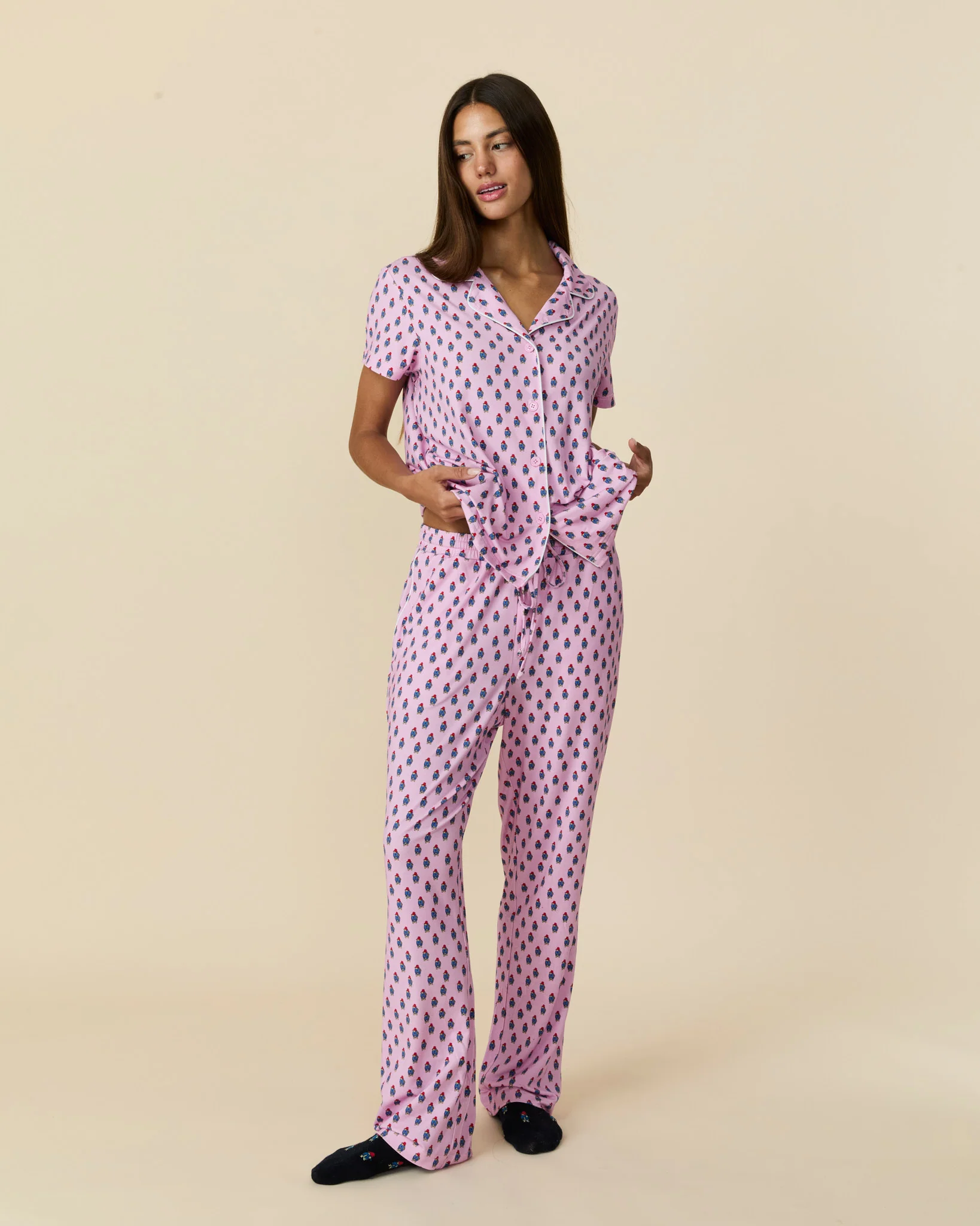 Women's Paddington Pajama Set Pink - Image 3
