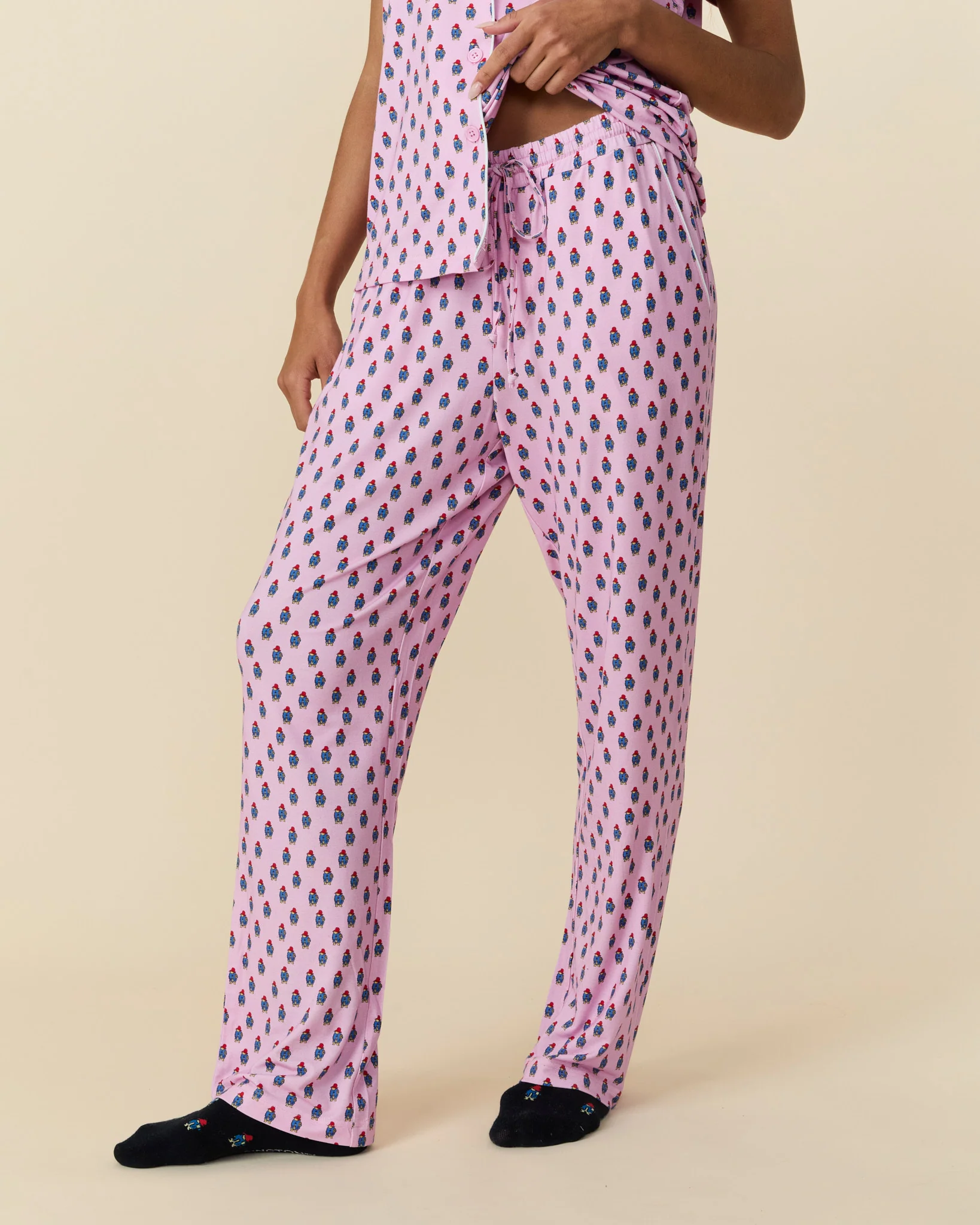 Women's Paddington Pajama Set Pink - Image 6