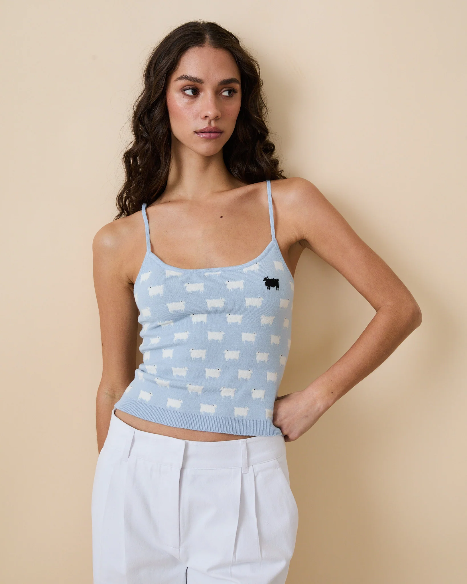 Warm & Wonderful Sheep Tank Blue - Image 4