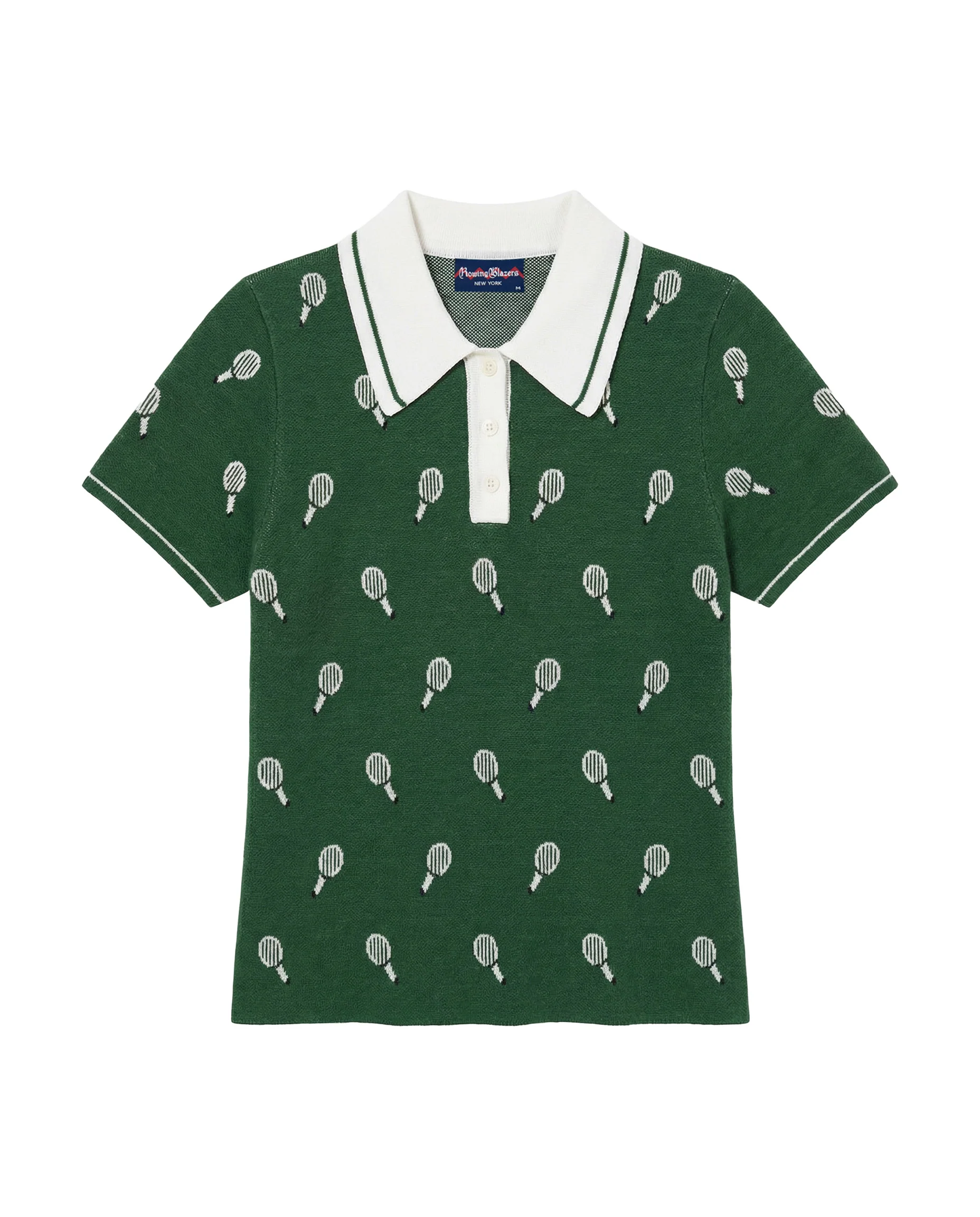 Women's Sweater Polo Green - Image 7