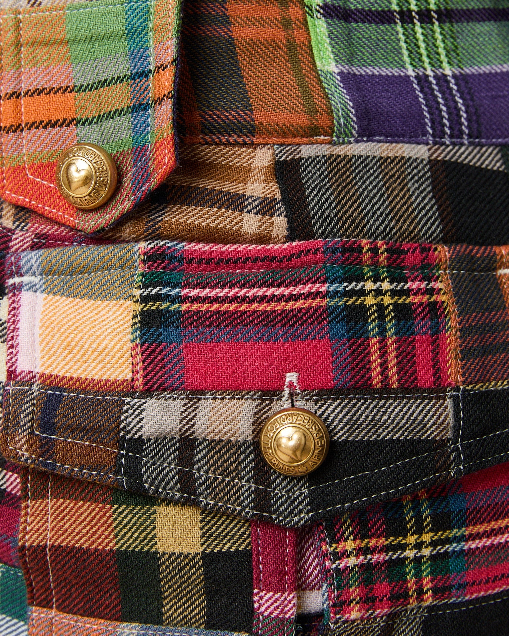 Women's Twill Patchwork Shorts University Patchwork - Image 8
